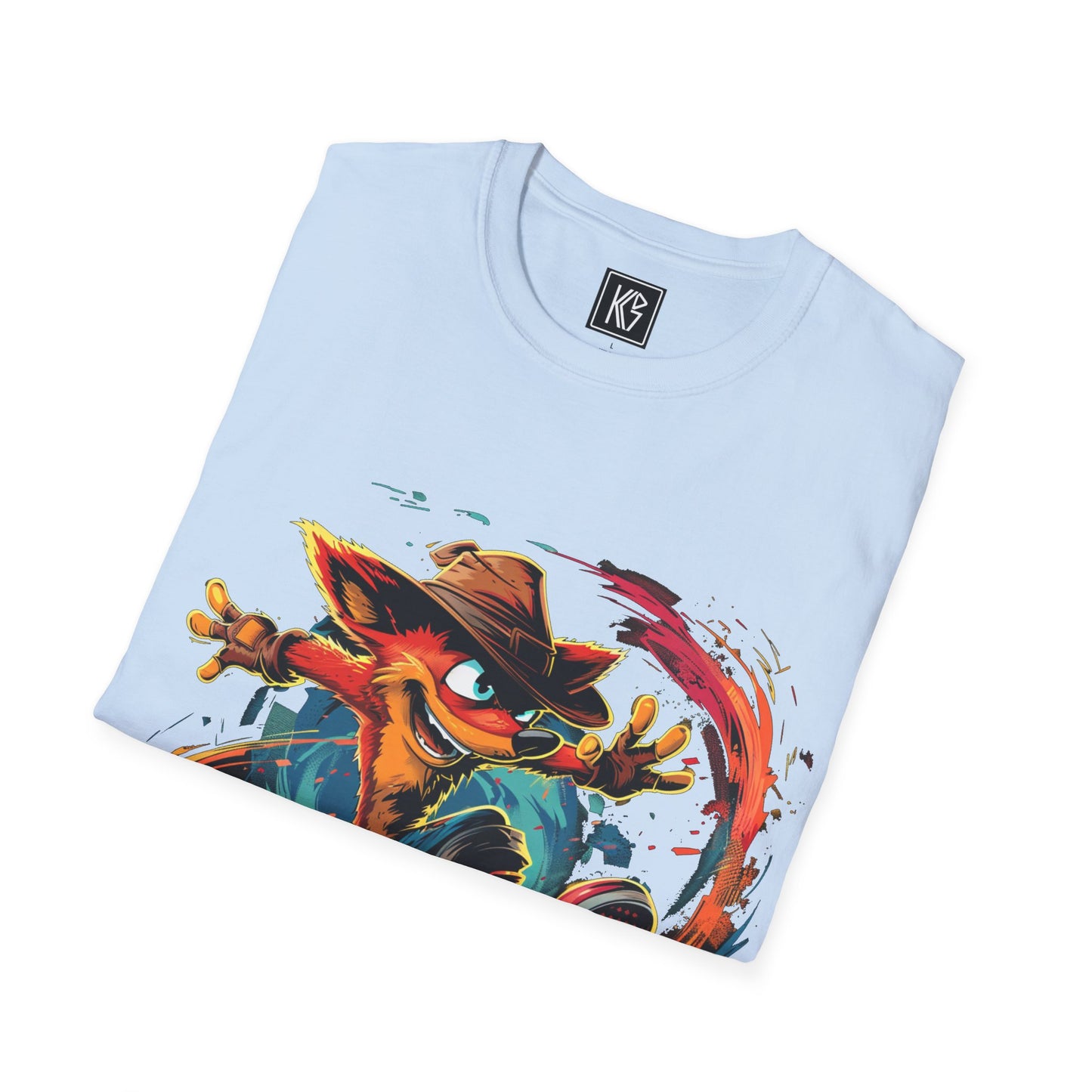 Crash bandicoot parody Graphic Tee Softstyle by KGD Prints
