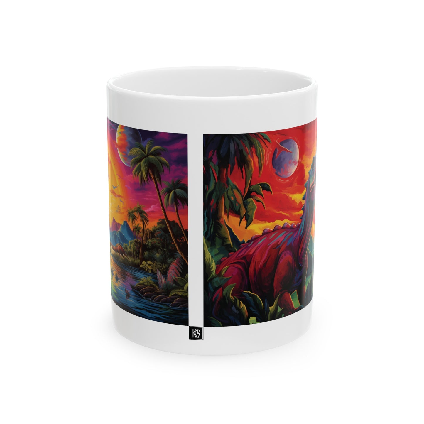Dino Jurassic 2 Ceramic Mug 11oz