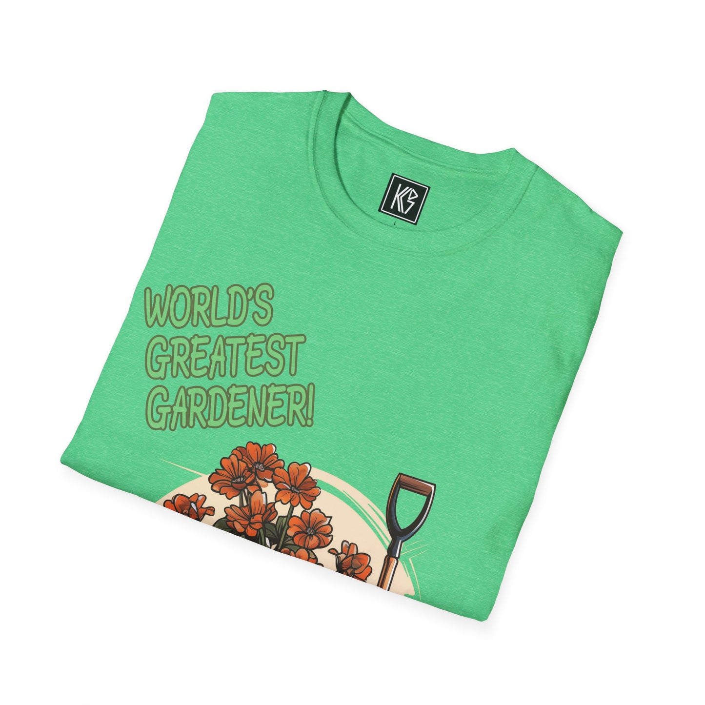 Worlds Greatest Gardener Graphic Tee Softstyle by KGD Prints