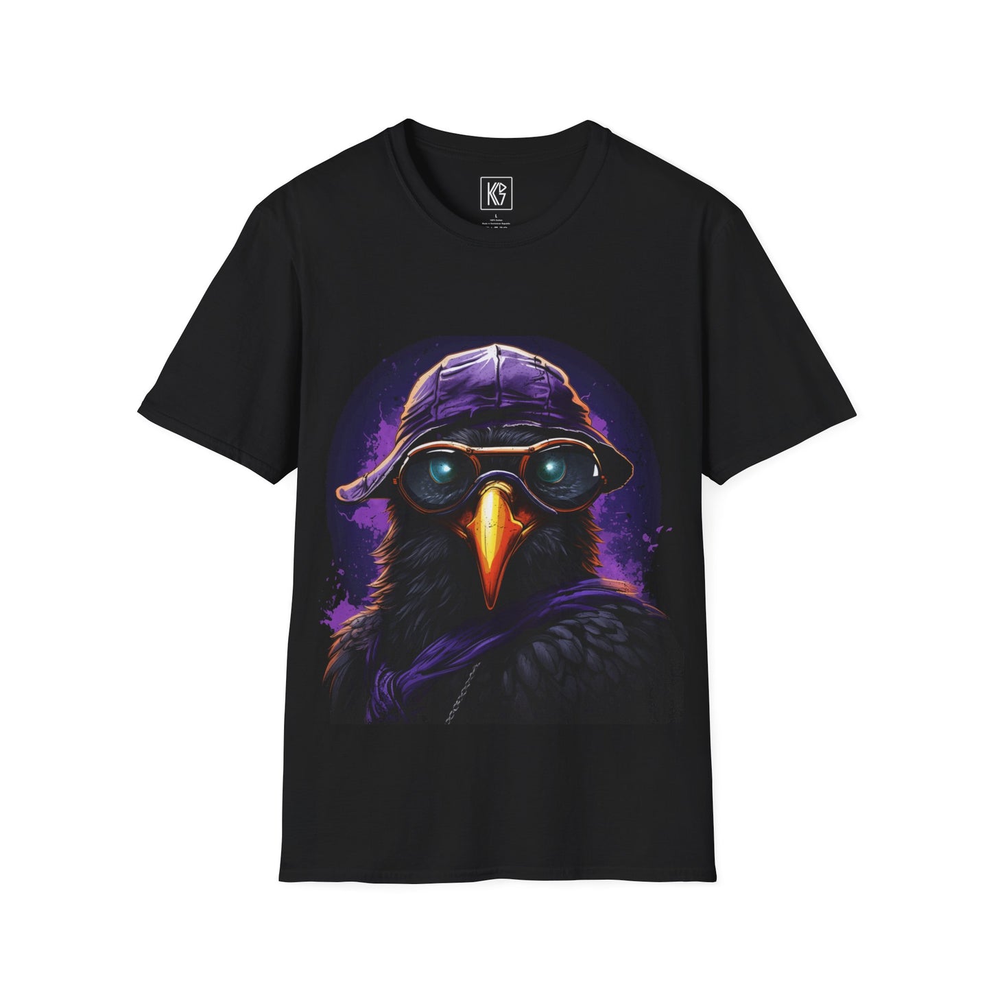 Cool Ravens Graphic Tee Softstyle by KGD Prints