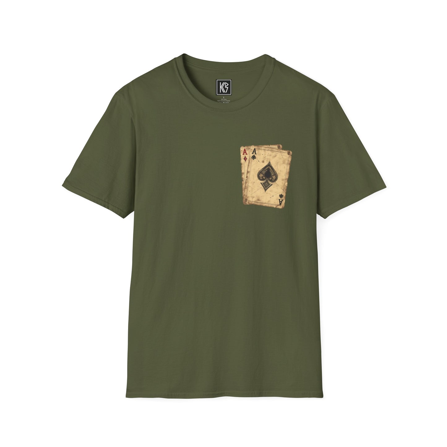 Pocket Aces Graphic Tee Softstyle by KGD Prints
