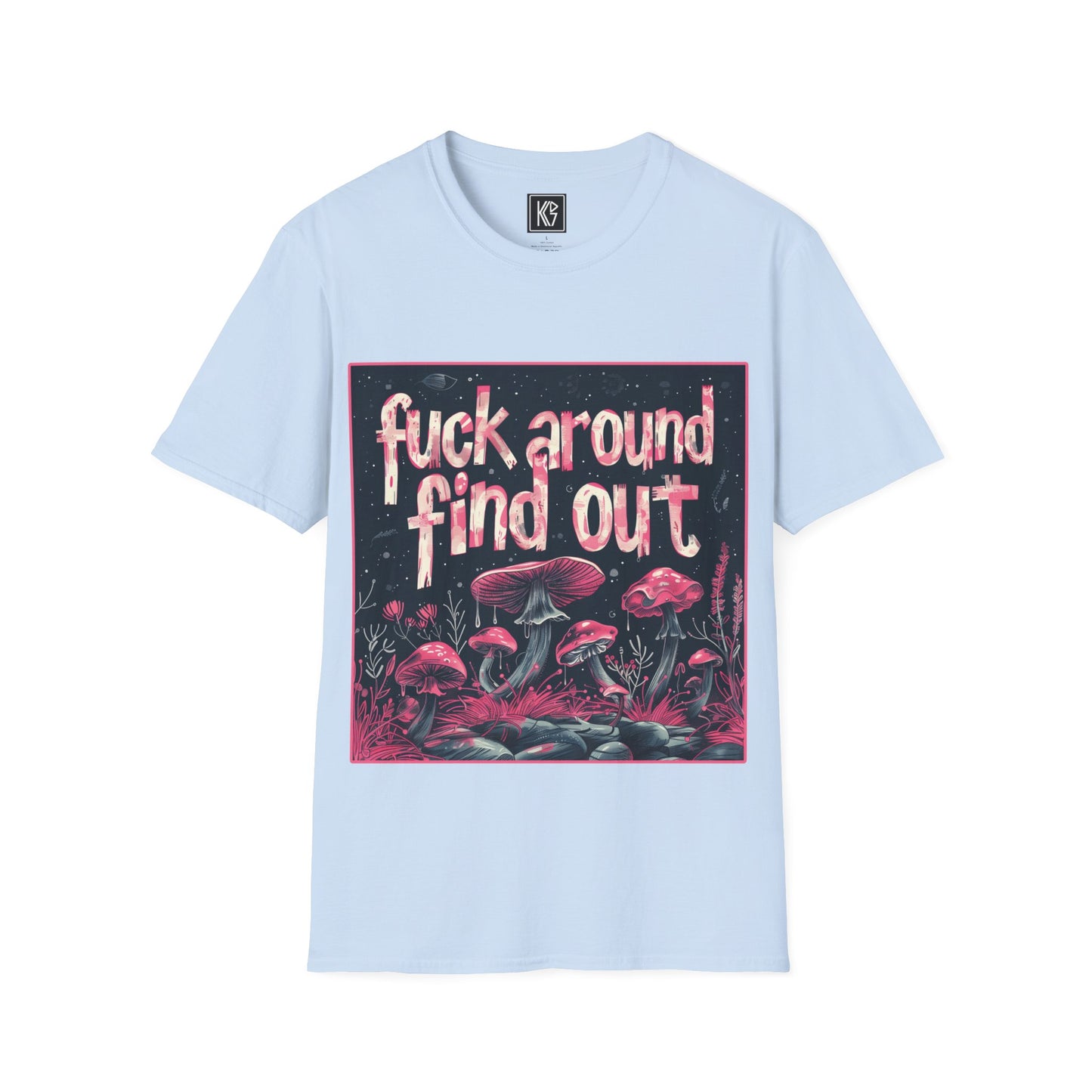 Fuck around find out Graphic Tee Softstyle by KGD Prints