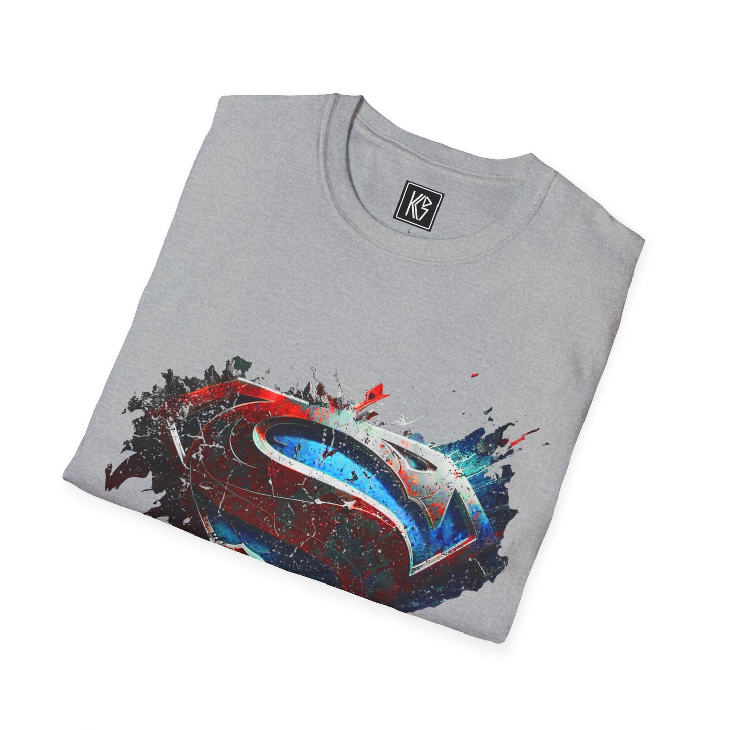 Superman hero Graphic Tee Softstyle by KGD Prints