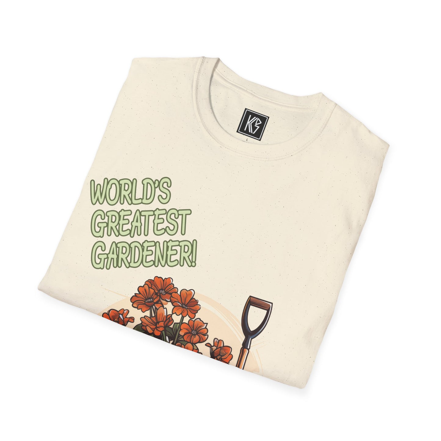 Worlds Greatest Gardener Graphic Tee Softstyle by KGD Prints