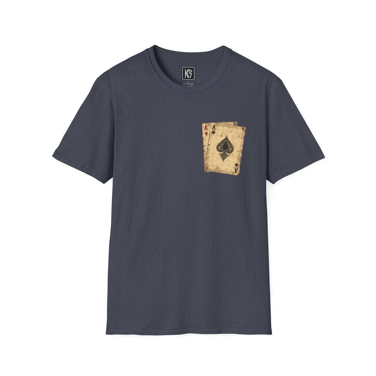 Pocket Aces Graphic Tee Softstyle by KGD Prints