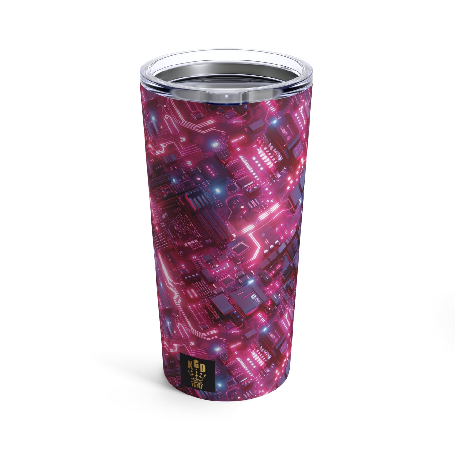 Pink Motherboard pattern Tumbler 20oz