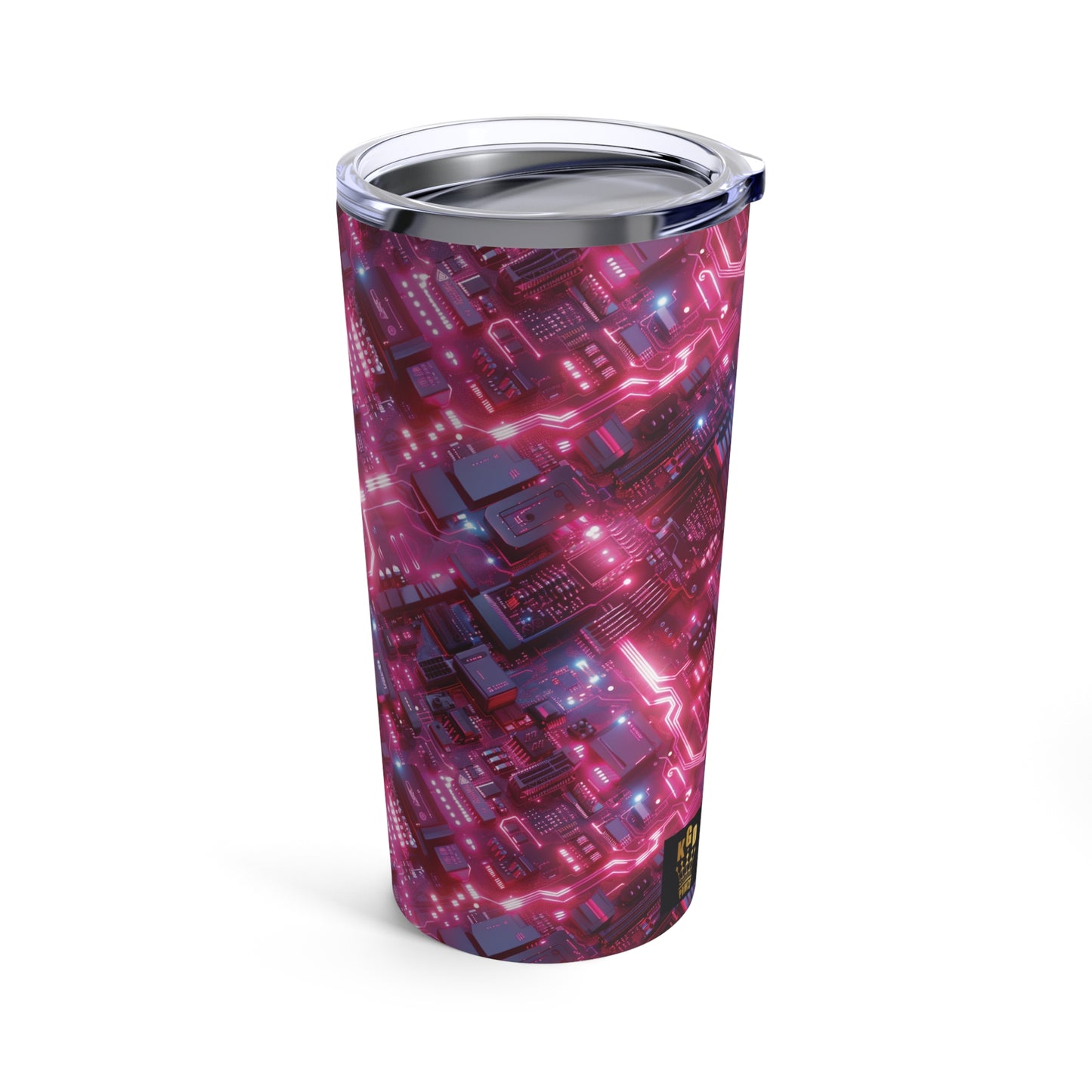 Pink Motherboard pattern Tumbler 20oz