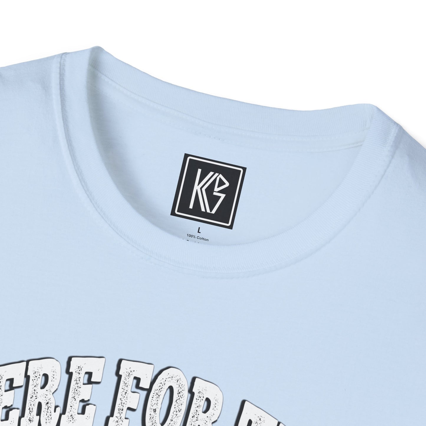 Here for the snacks Graphic Tee Softstyle by KGD Prints