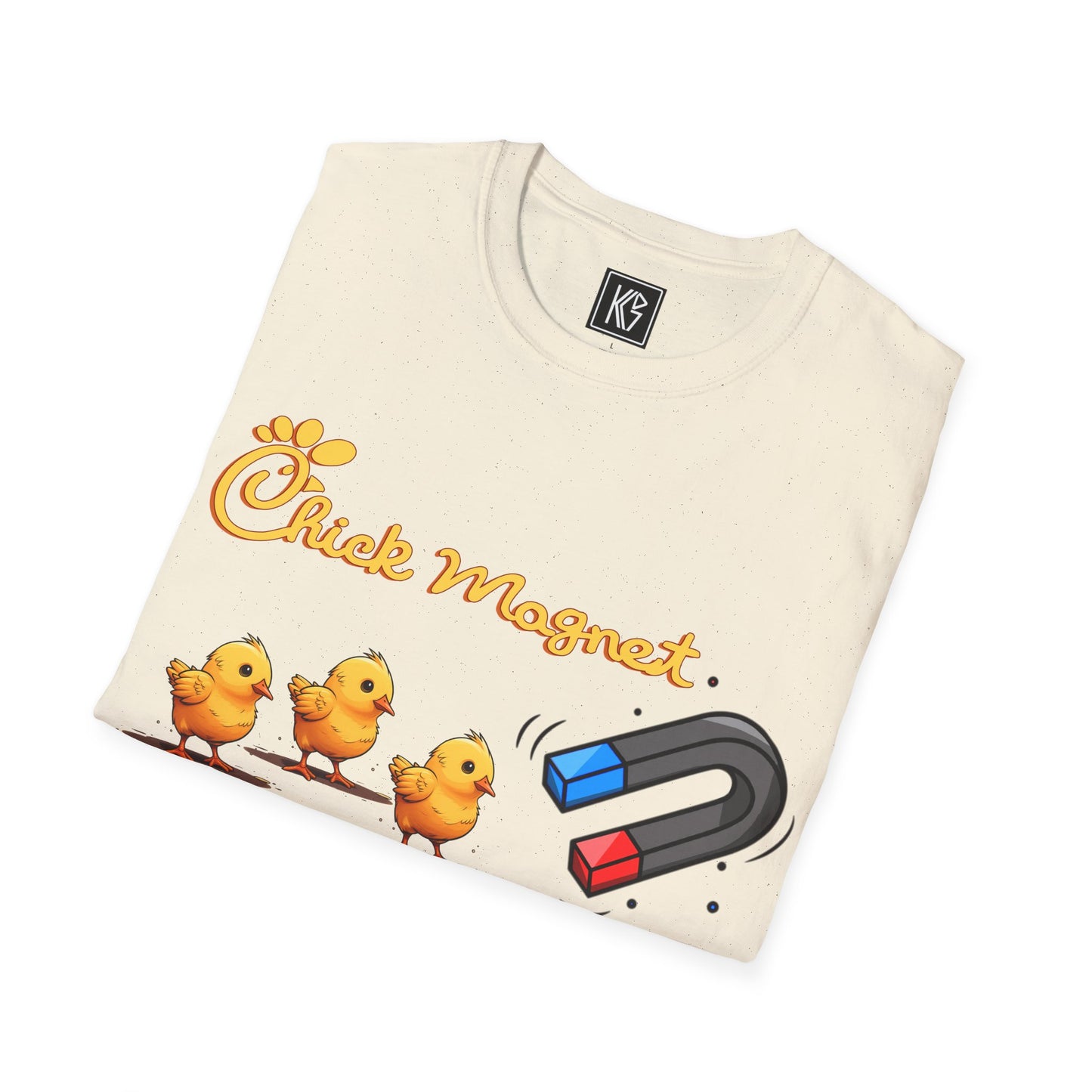 Chick Magnet Graphic Tee Softstyle by KGD Prints