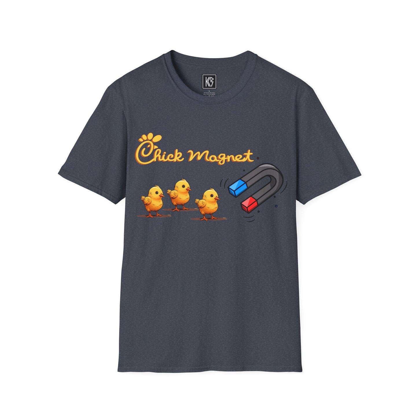 Chick Magnet Graphic Tee Softstyle by KGD Prints