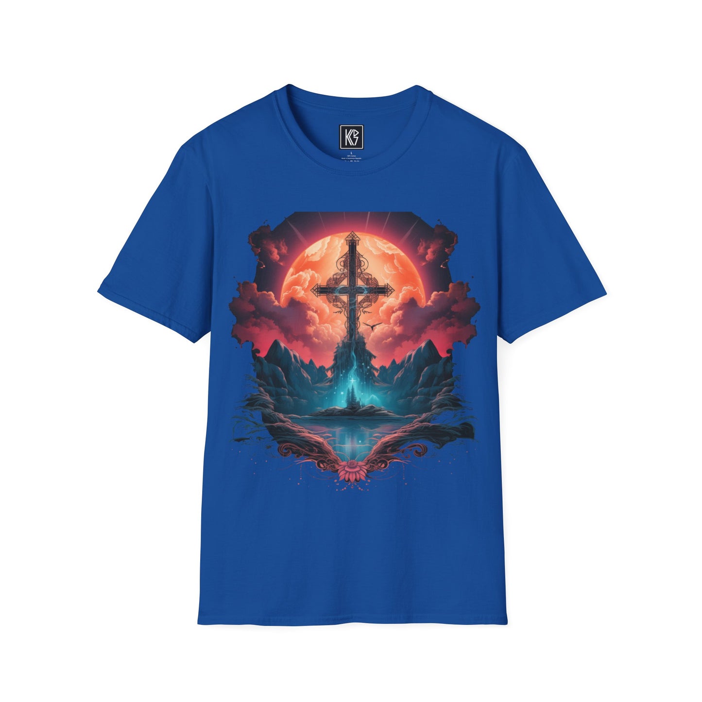 Holy cross Graphic Tee Softstyle by KGD Prints