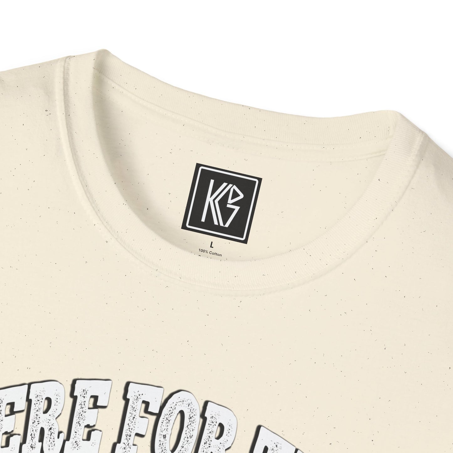 Here for the snacks Graphic Tee Softstyle by KGD Prints