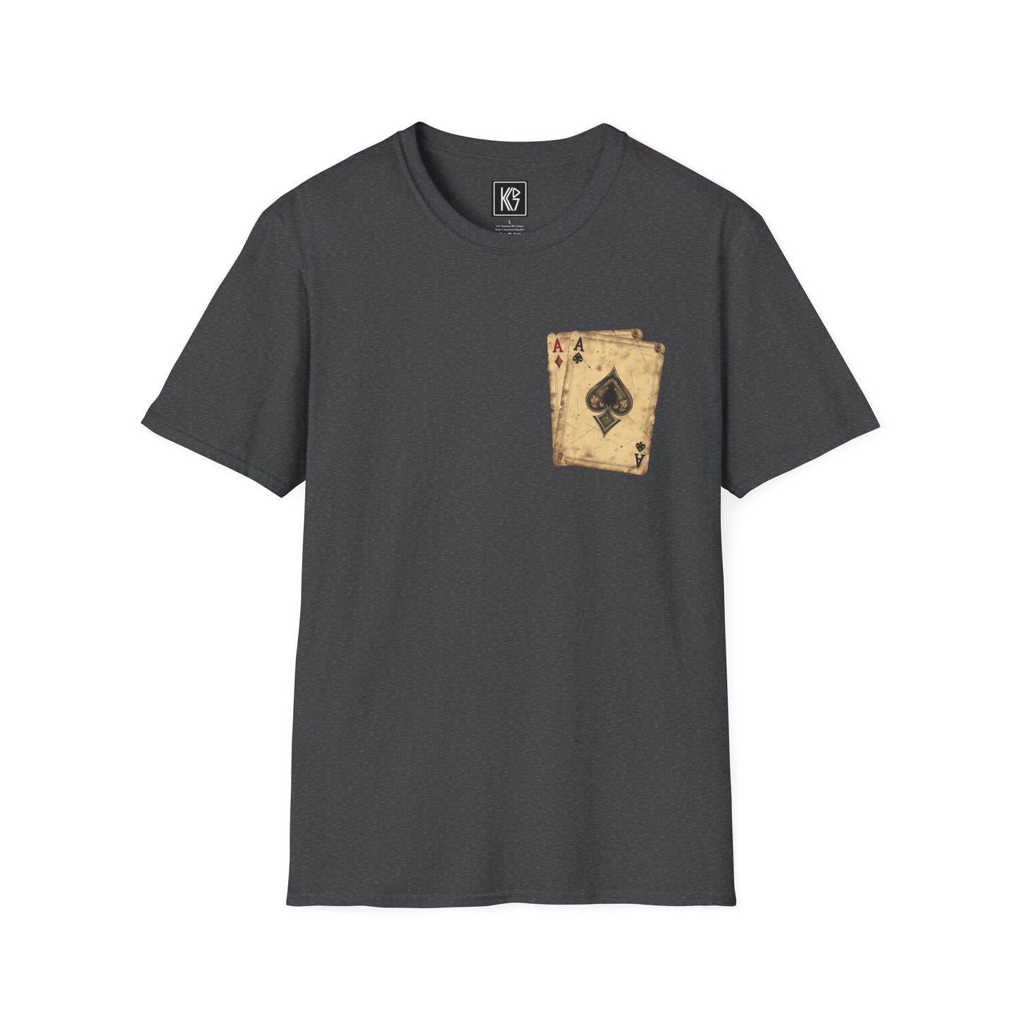 Pocket Aces Graphic Tee Softstyle by KGD Prints