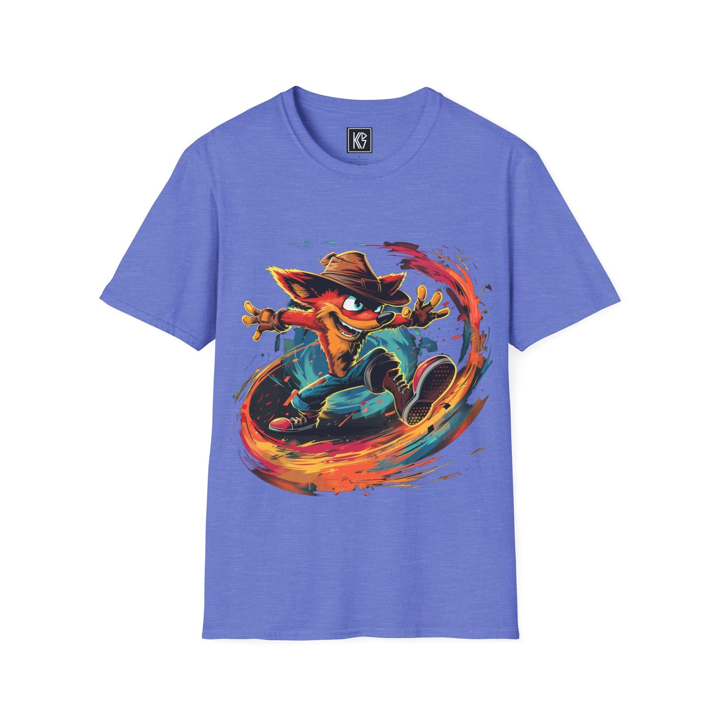 Crash bandicoot parody Graphic Tee Softstyle by KGD Prints