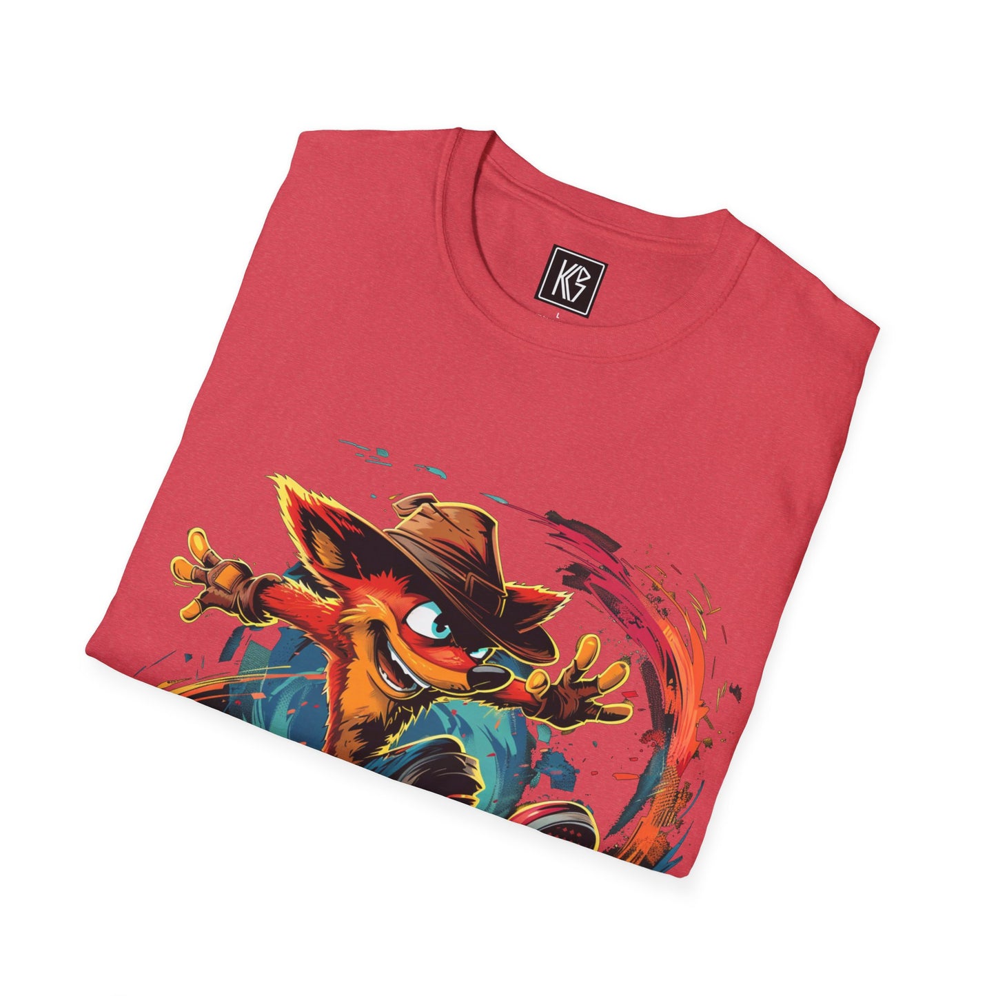 Crash bandicoot parody Graphic Tee Softstyle by KGD Prints