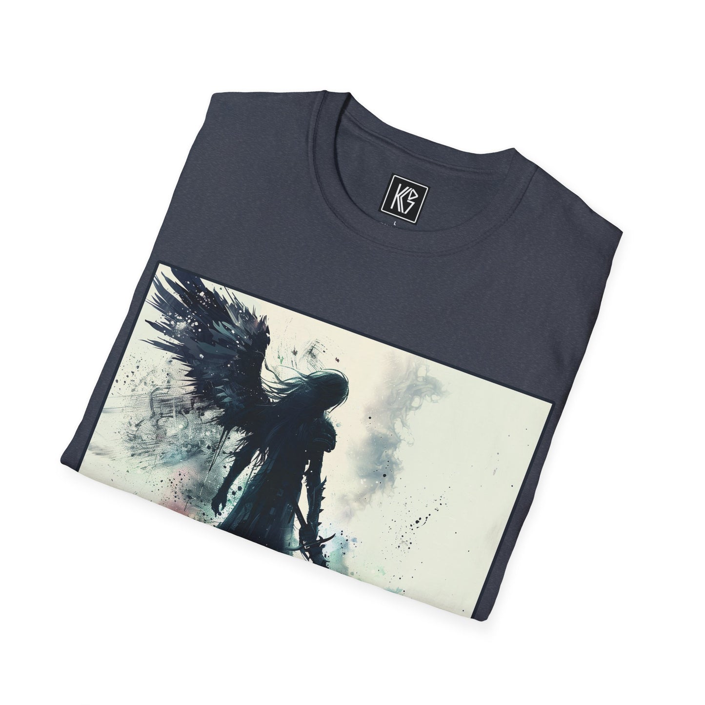 One winged Angel Graphic Tee Softstyle by KGD Prints