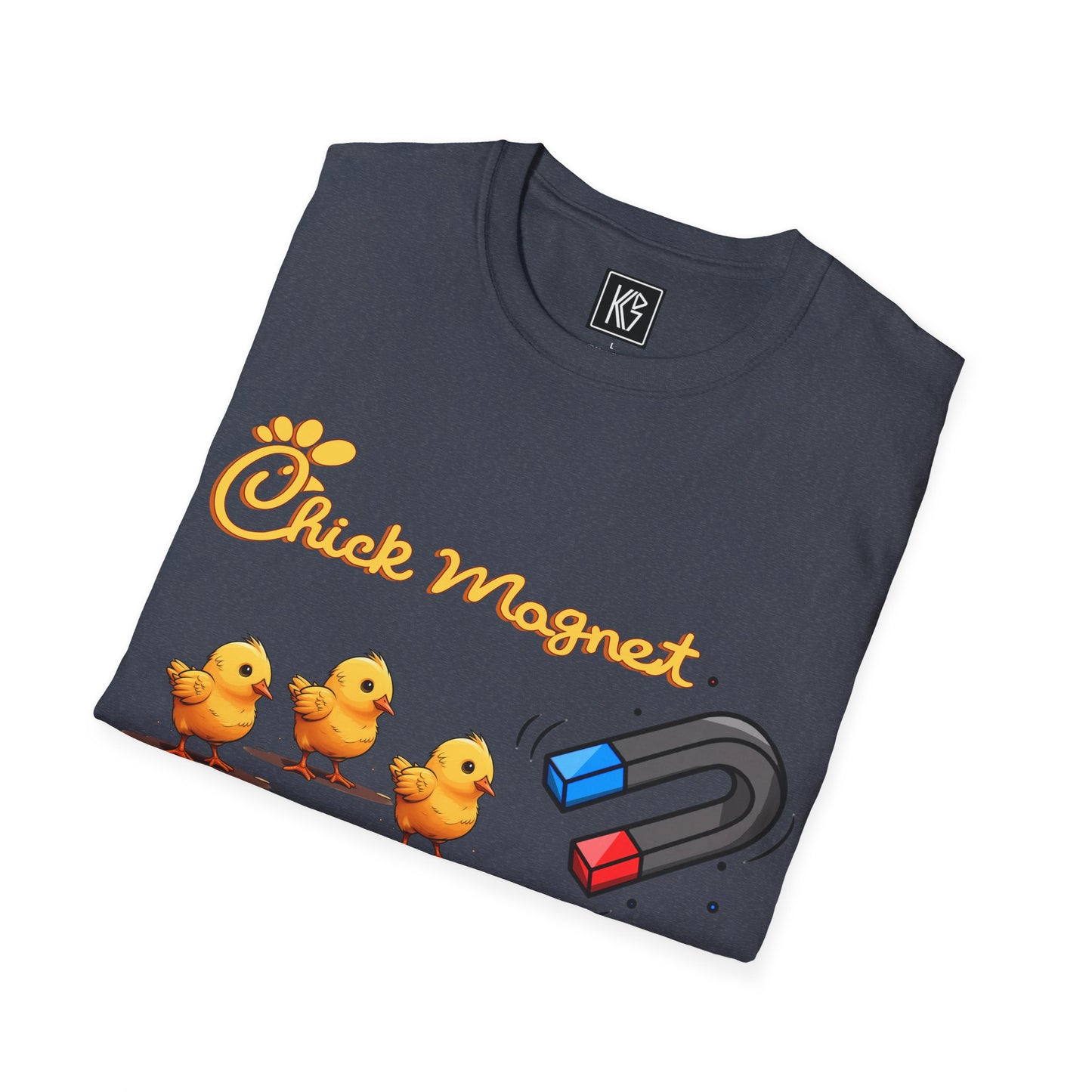 Chick Magnet Graphic Tee Softstyle by KGD Prints