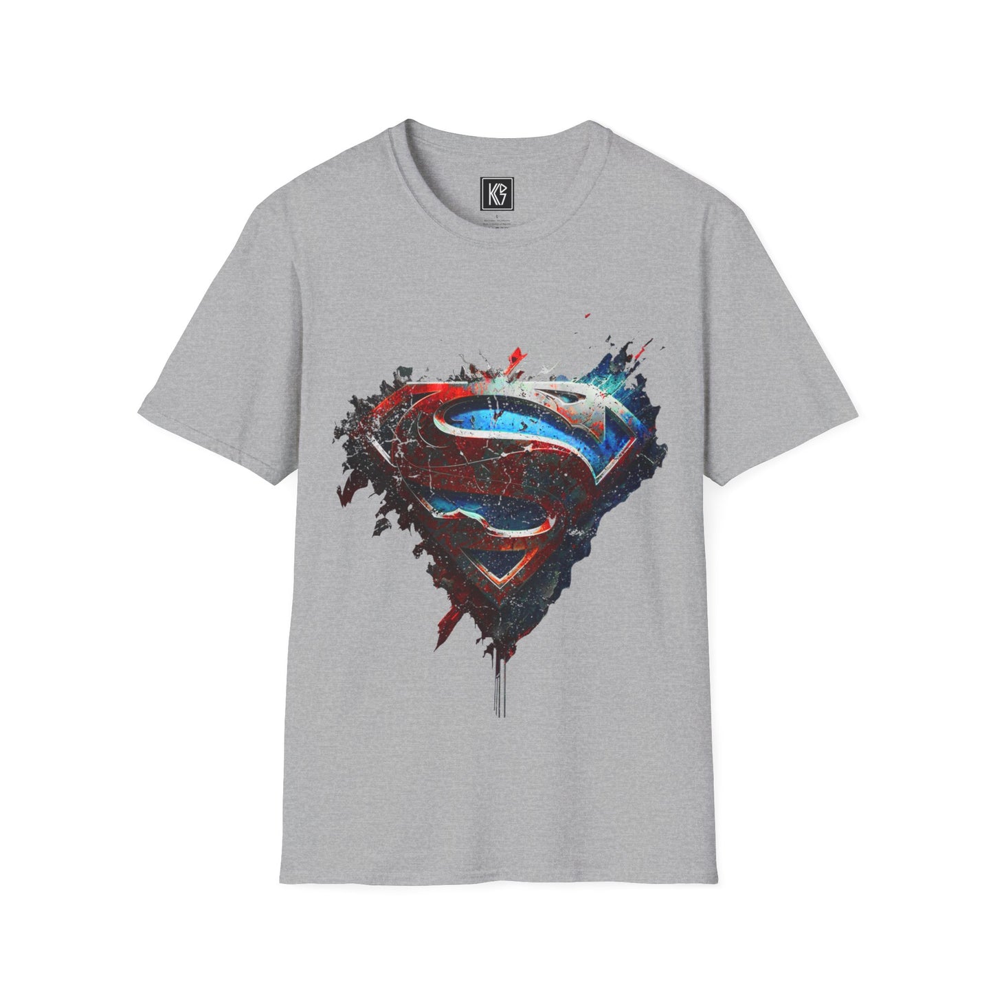 Superman hero Graphic Tee Softstyle by KGD Prints