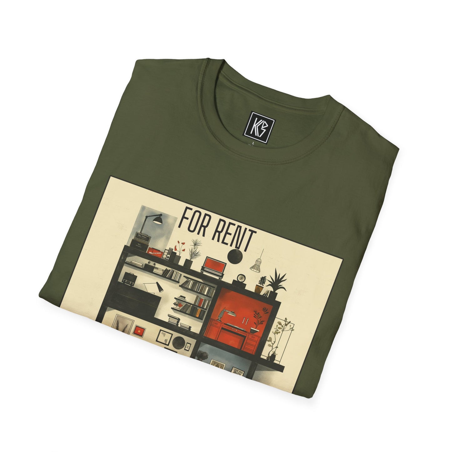 Rent for life Graphic Tee Softstyle by KGD Prints