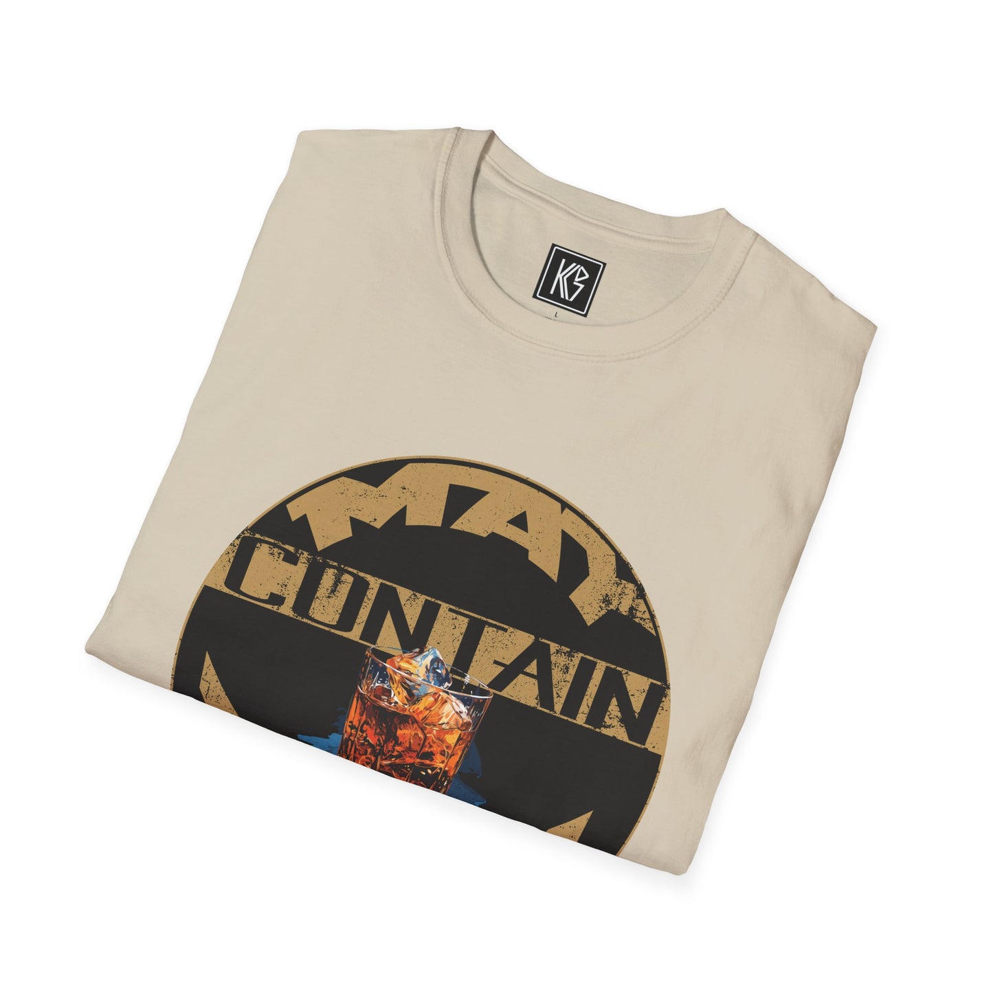 May contain Rum Graphic Tee Softstyle by KGD Prints