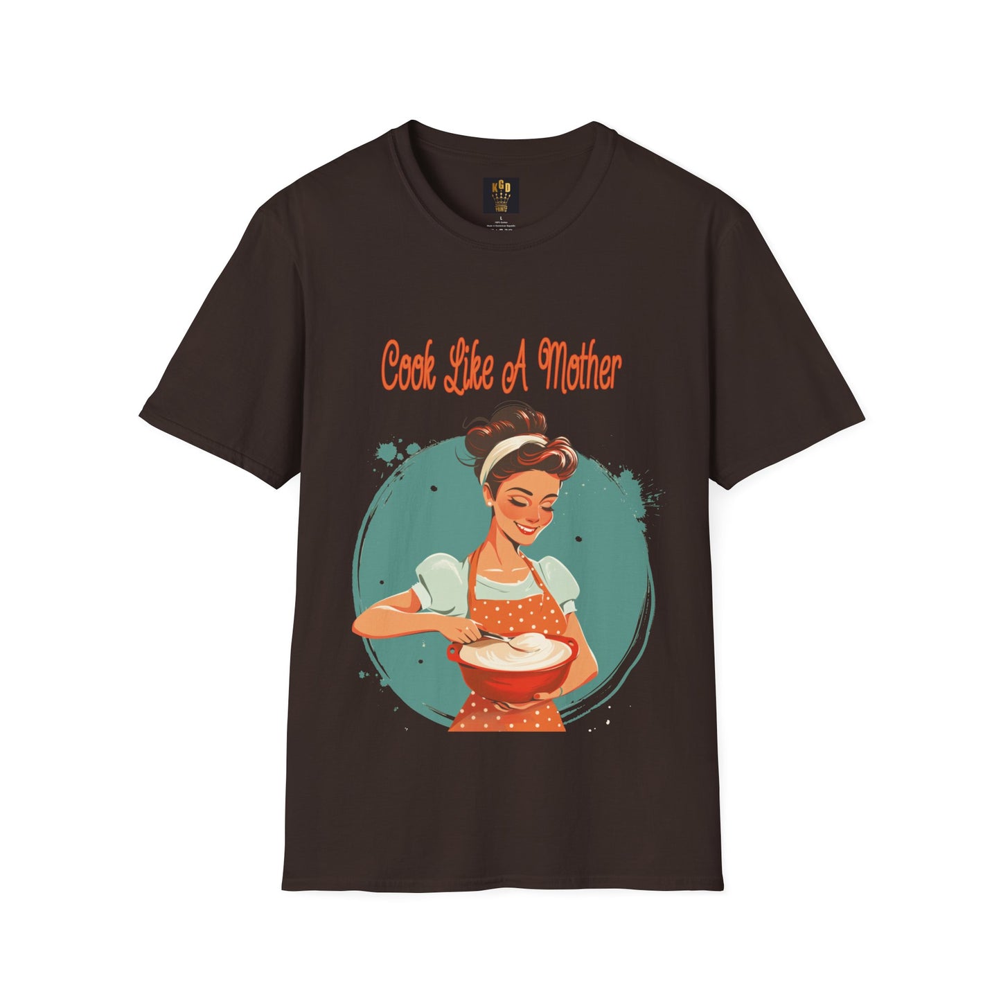 Cook Like a Mother Graphic Tee Softstyle by KGD Prints