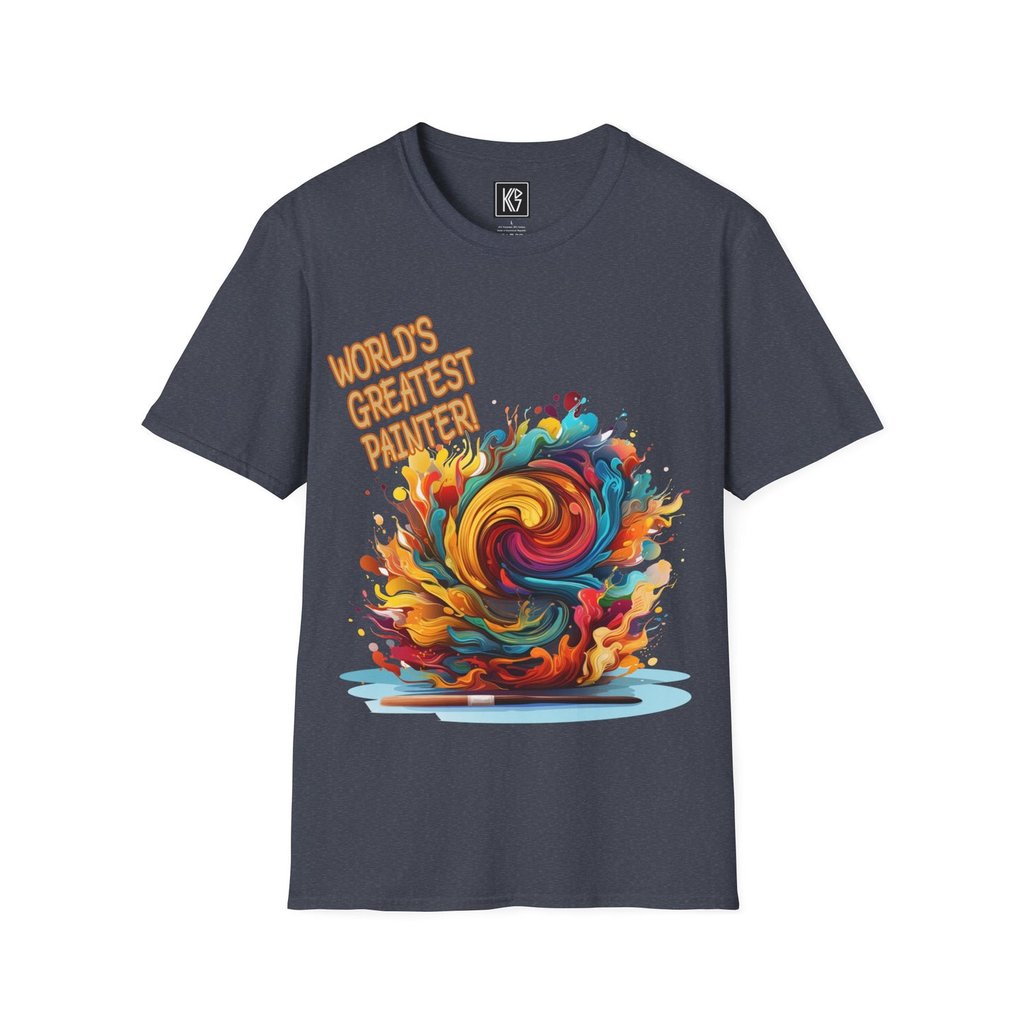 Worlds Greatest Painter Graphic Tee Softstyle by KGD Prints