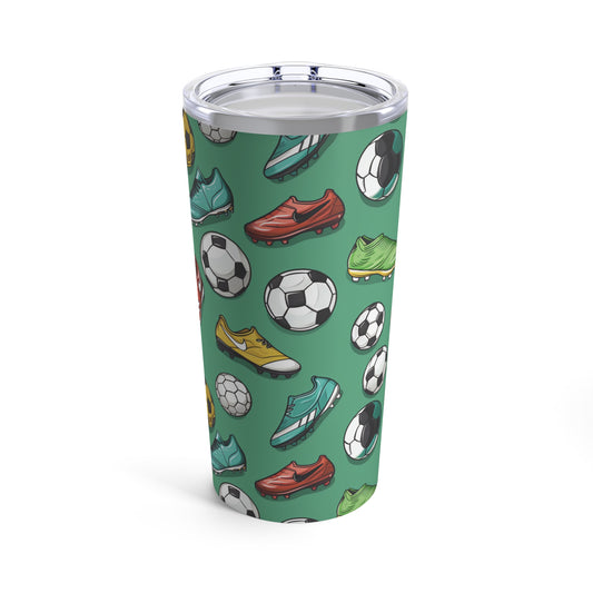 Football pattern Skinny Tumbler 20oz