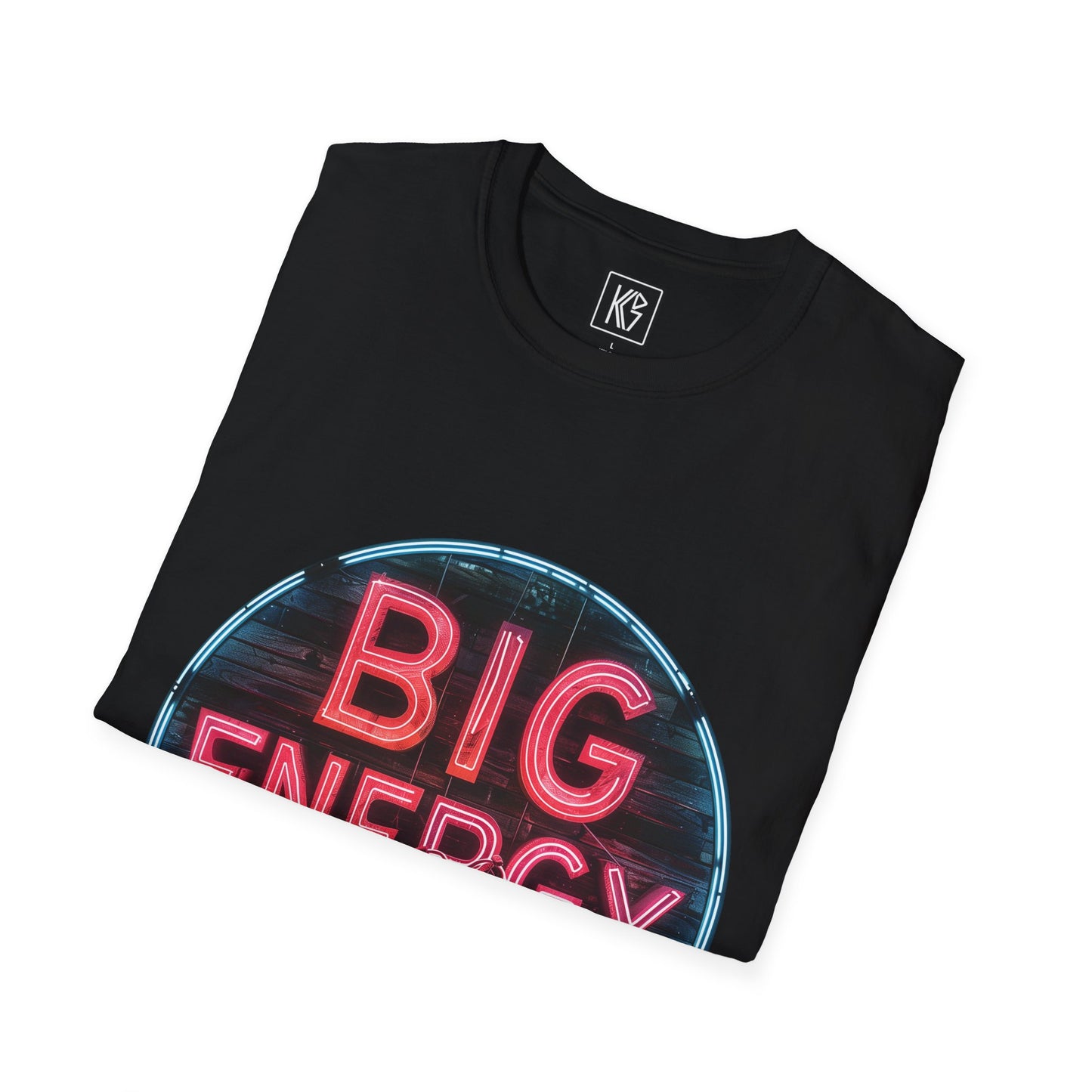 Big Energy Cyclist Graphic Tee Softstyle by KGD Prints