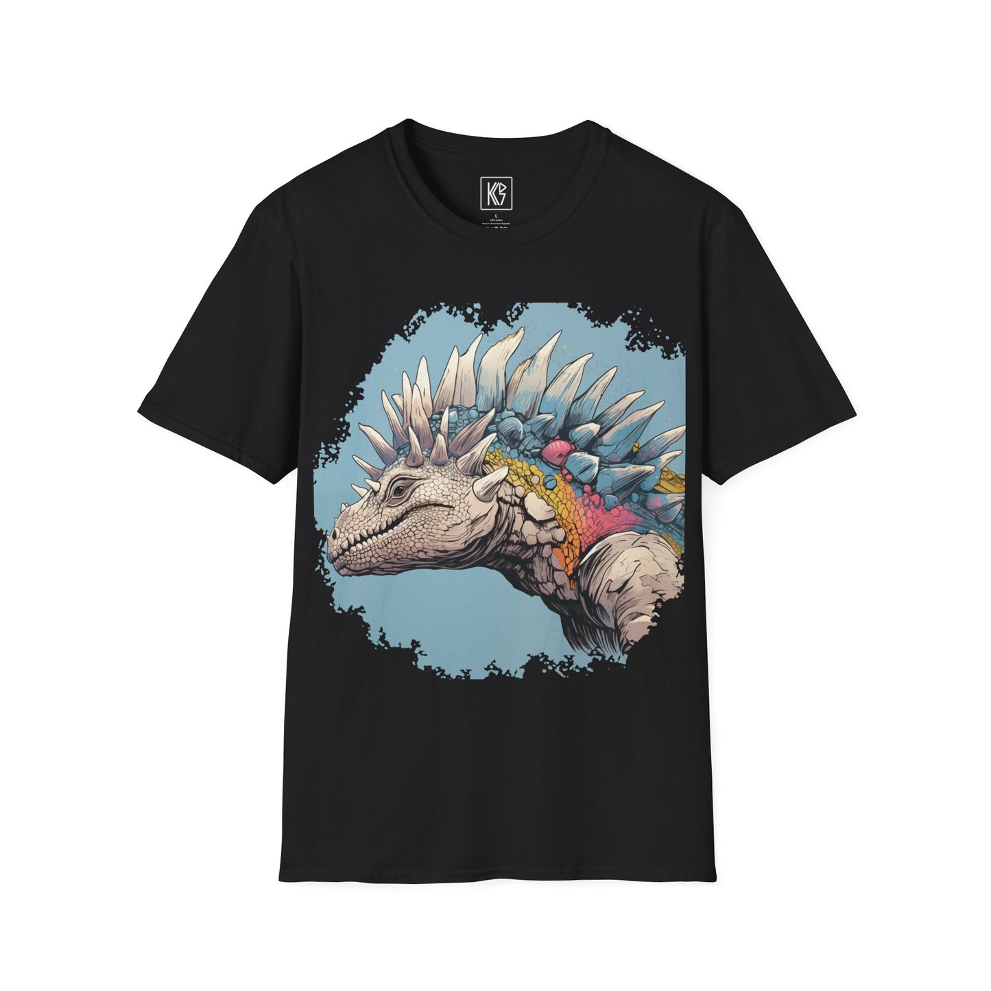 Stegosaurus Graphic Tee Softstyle by KGD Prints