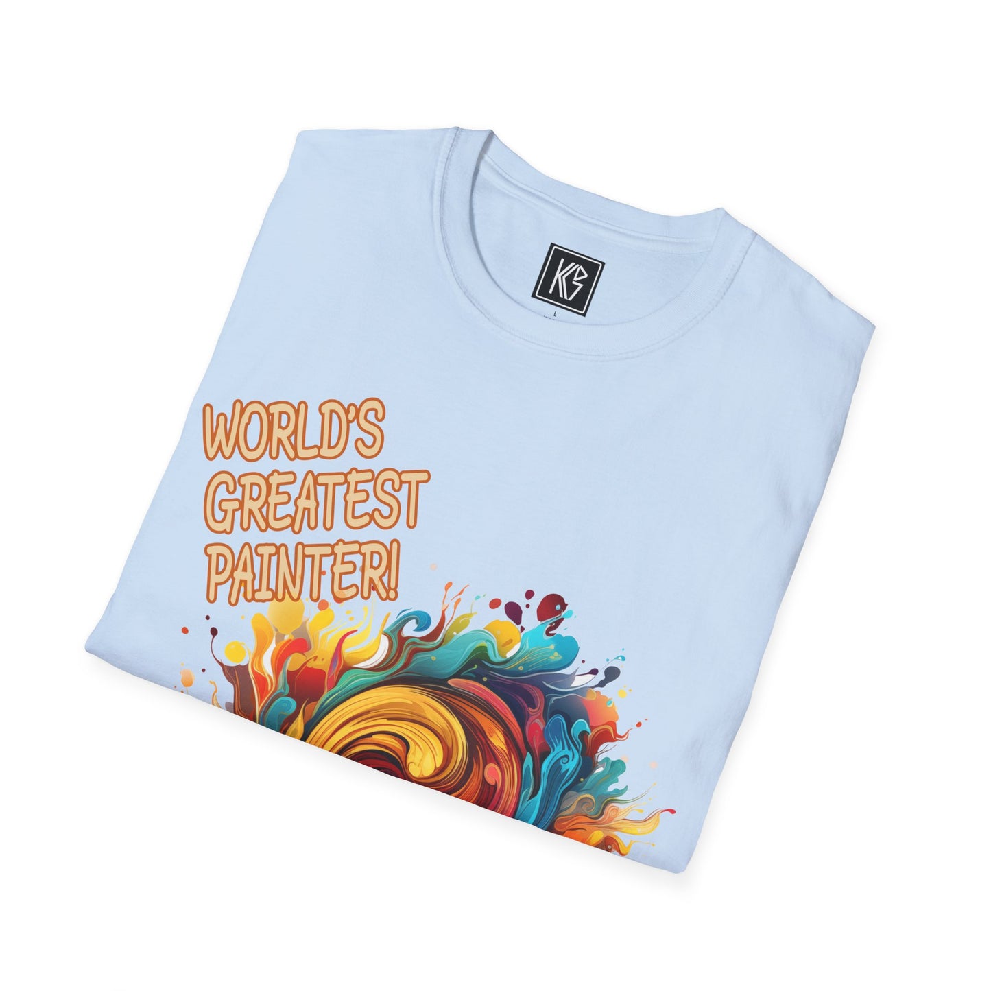 Worlds Greatest Painter Graphic Tee Softstyle by KGD Prints