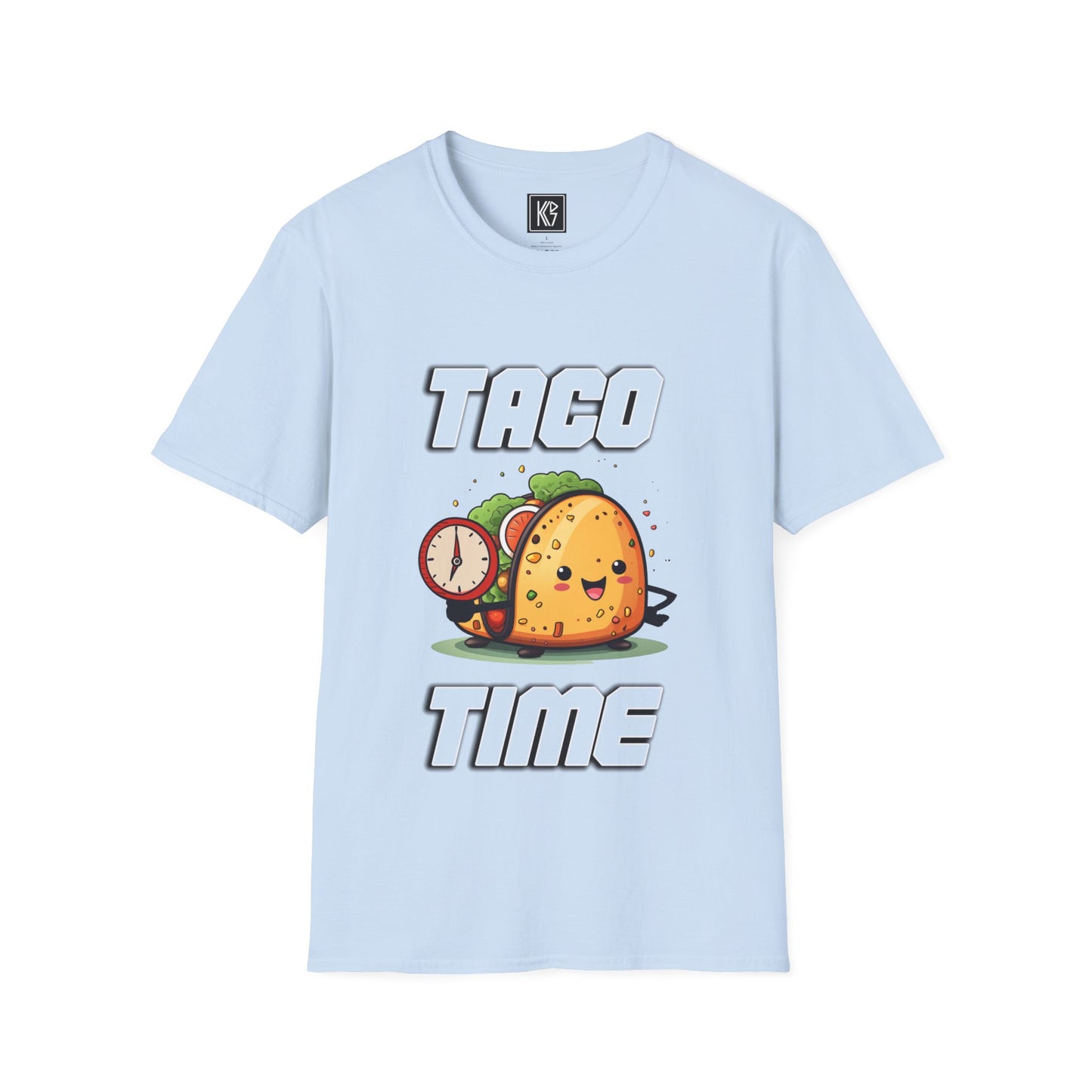 Taco Time Graphic Tee Softstyle by KGD Prints