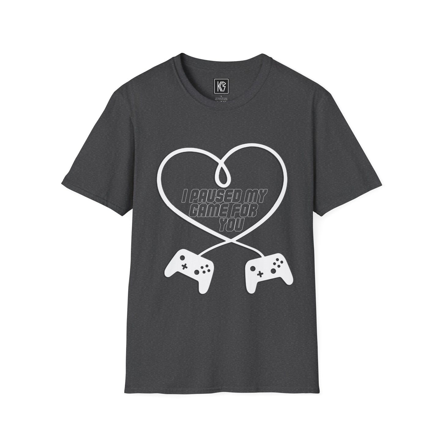 I paused my game for you Graphic Tee Softstyle by KGD Prints