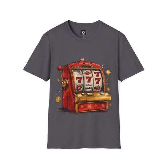 Lucky 777 slots Graphic Tee Softstyle by KGD Prints