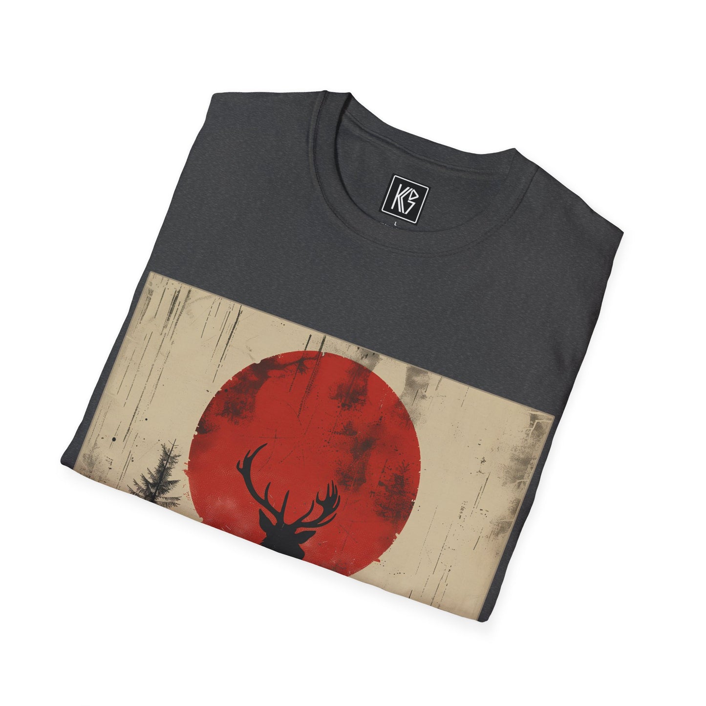 Fast Food Buck hunting Graphic Tee Softstyle by KGD Prints