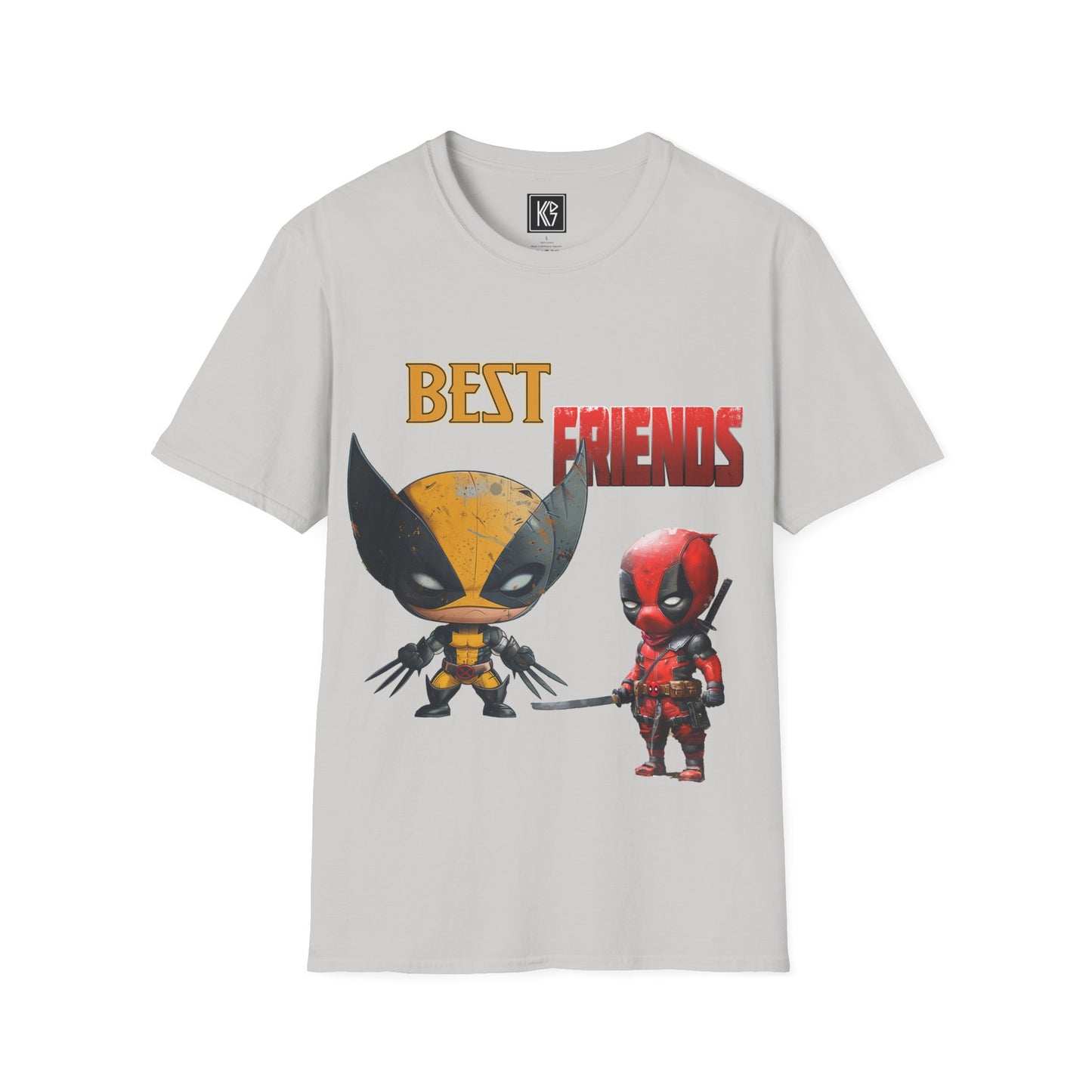 Best friends 2 Dead pool wolverine parody Graphic Tee Softstyle by KGD Prints