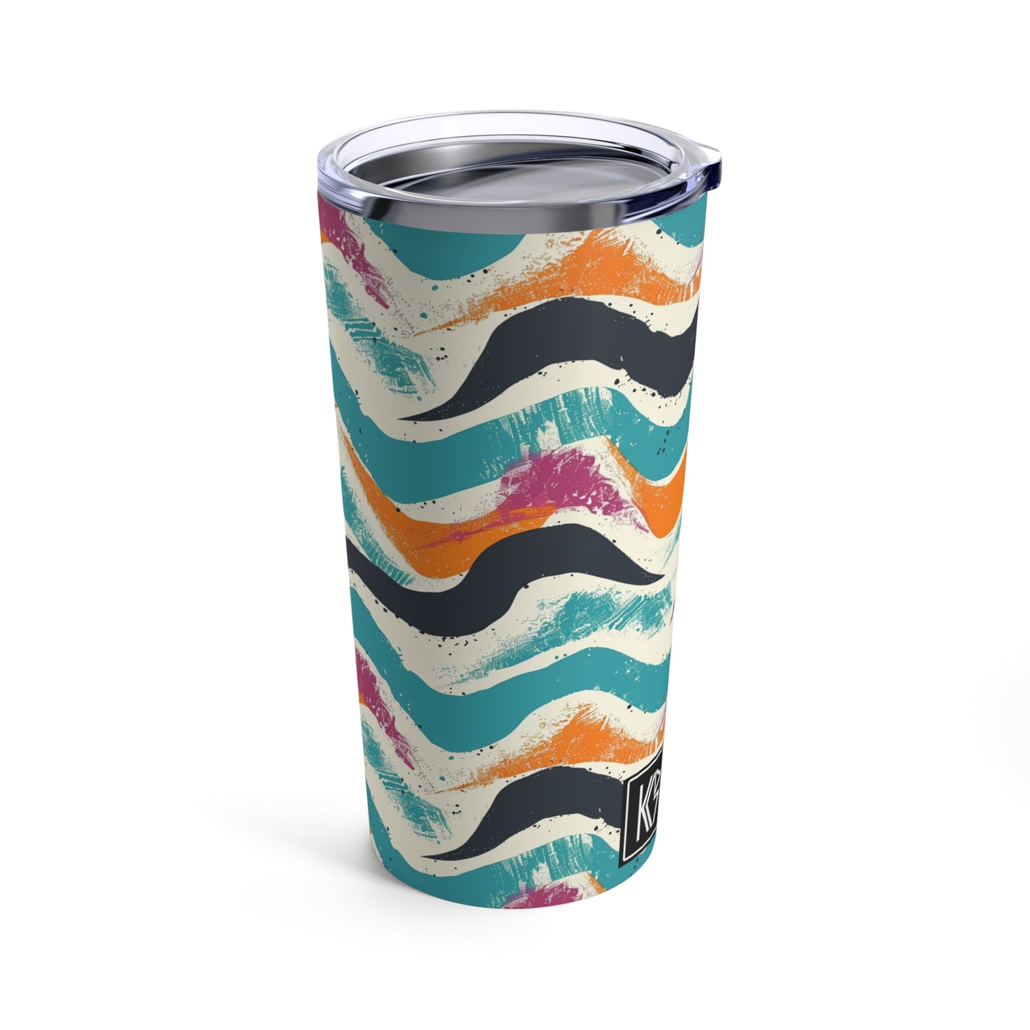 Jazz Strokes Tumbler 20oz Seamless pattern