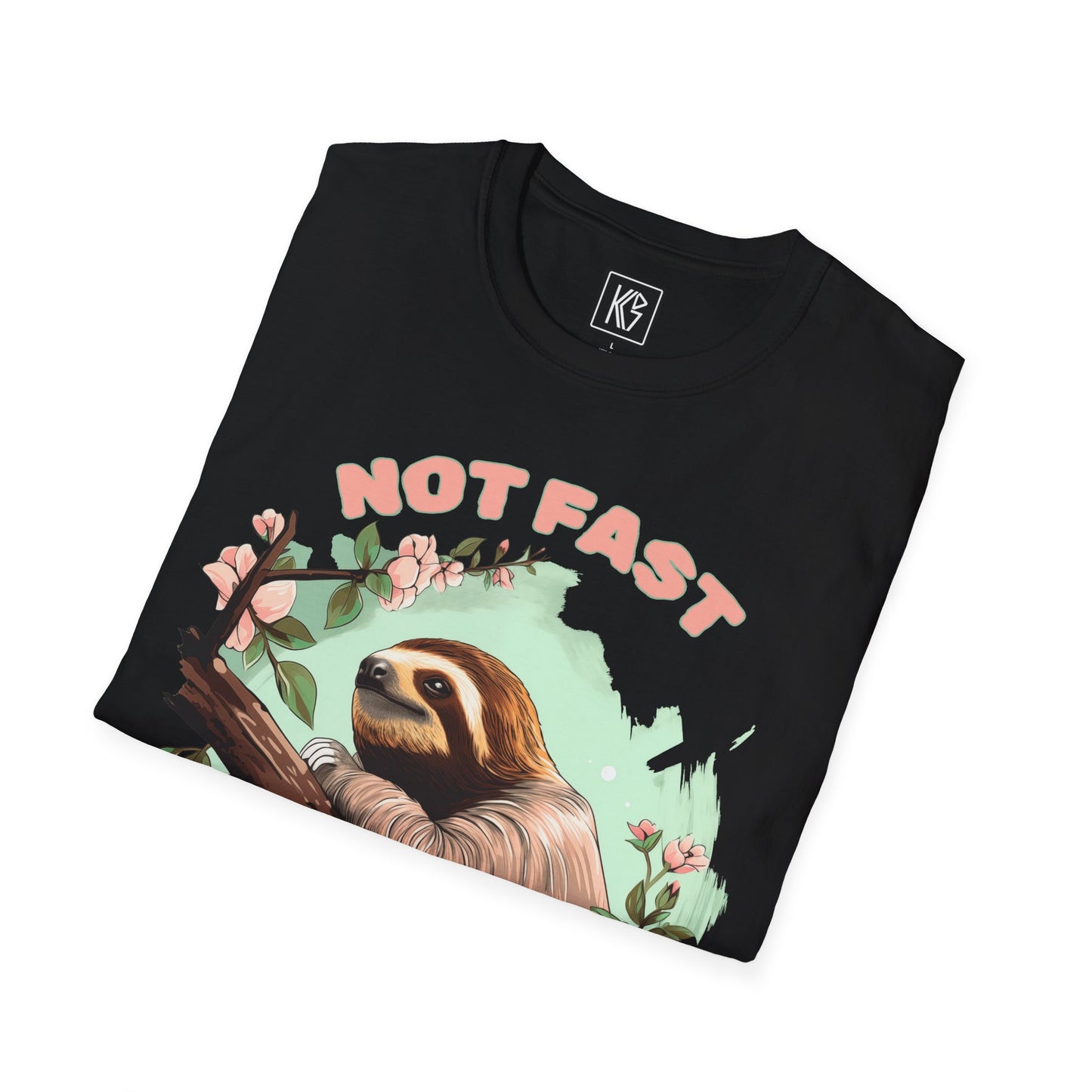 Not fast not furious Sloth Graphic Tee Softstyle by KGD Prints