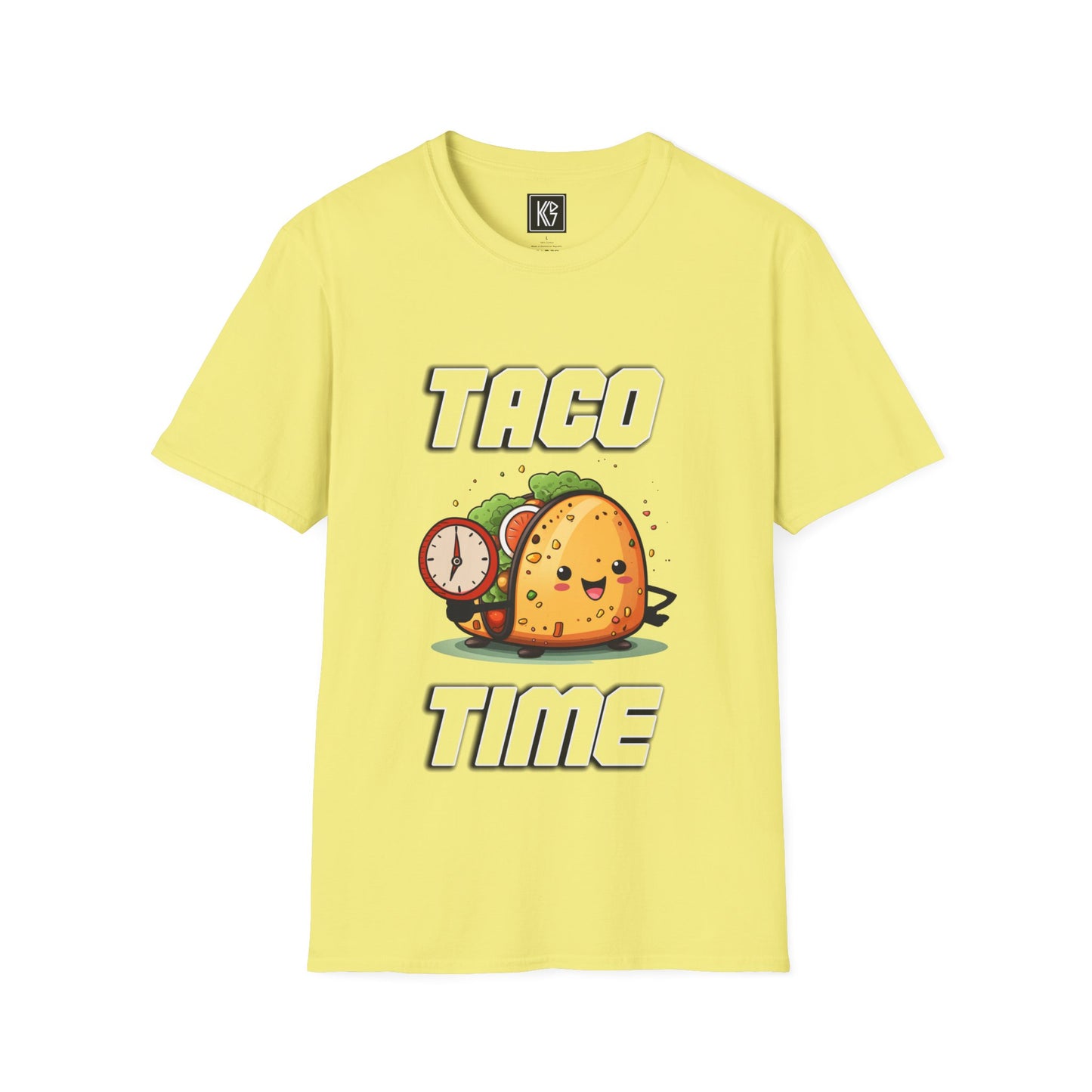 Taco Time Graphic Tee Softstyle by KGD Prints