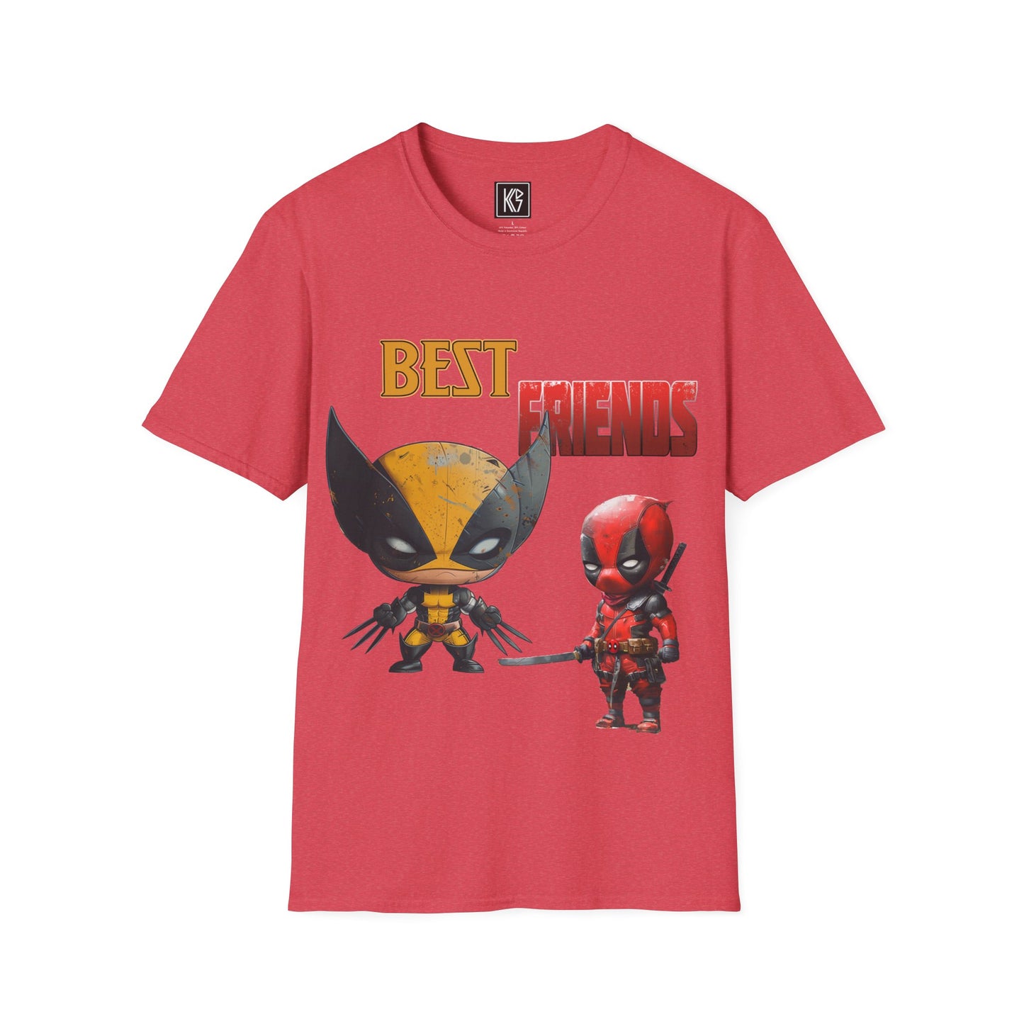 Best friends 2 Dead pool wolverine parody Graphic Tee Softstyle by KGD Prints