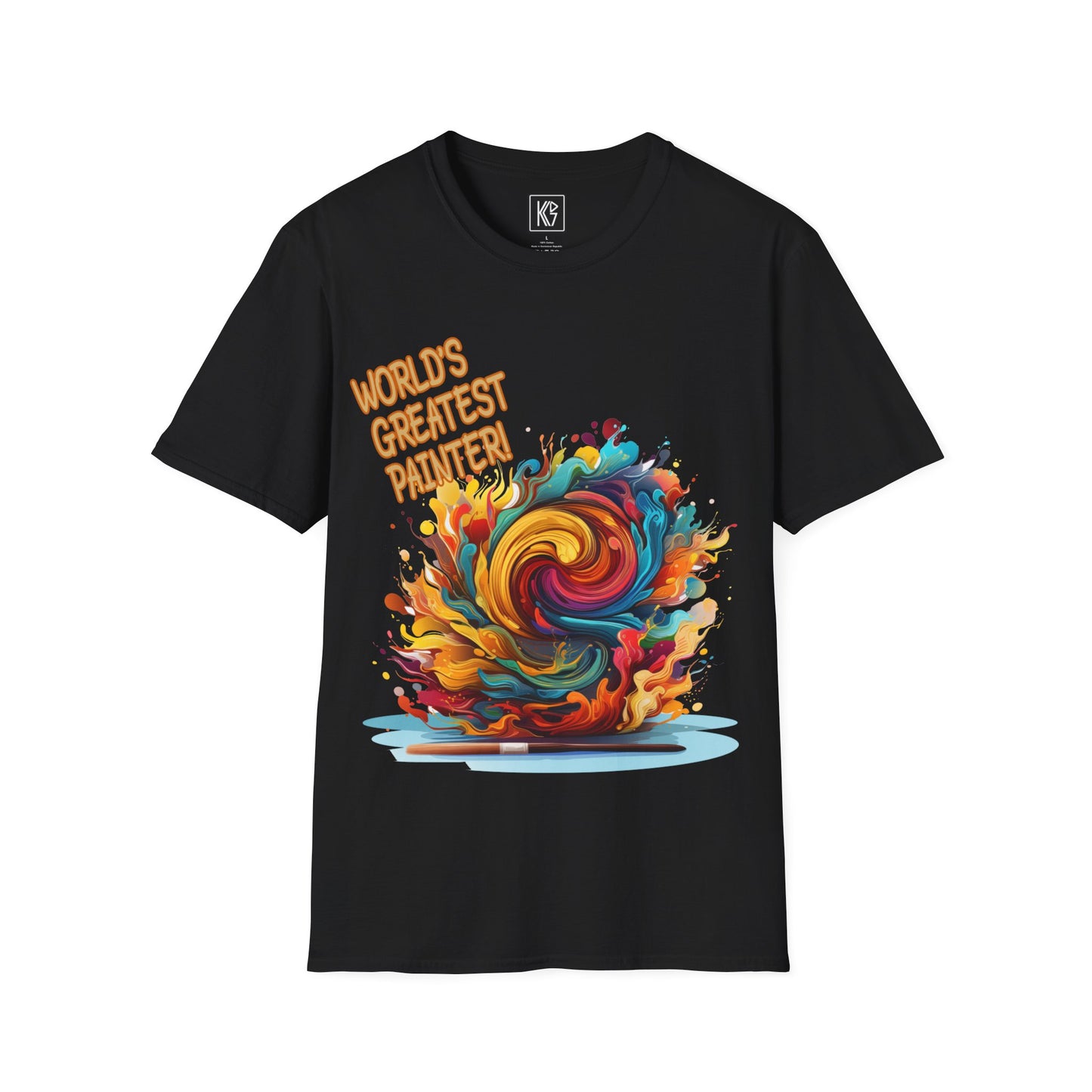 Worlds Greatest Painter Graphic Tee Softstyle by KGD Prints