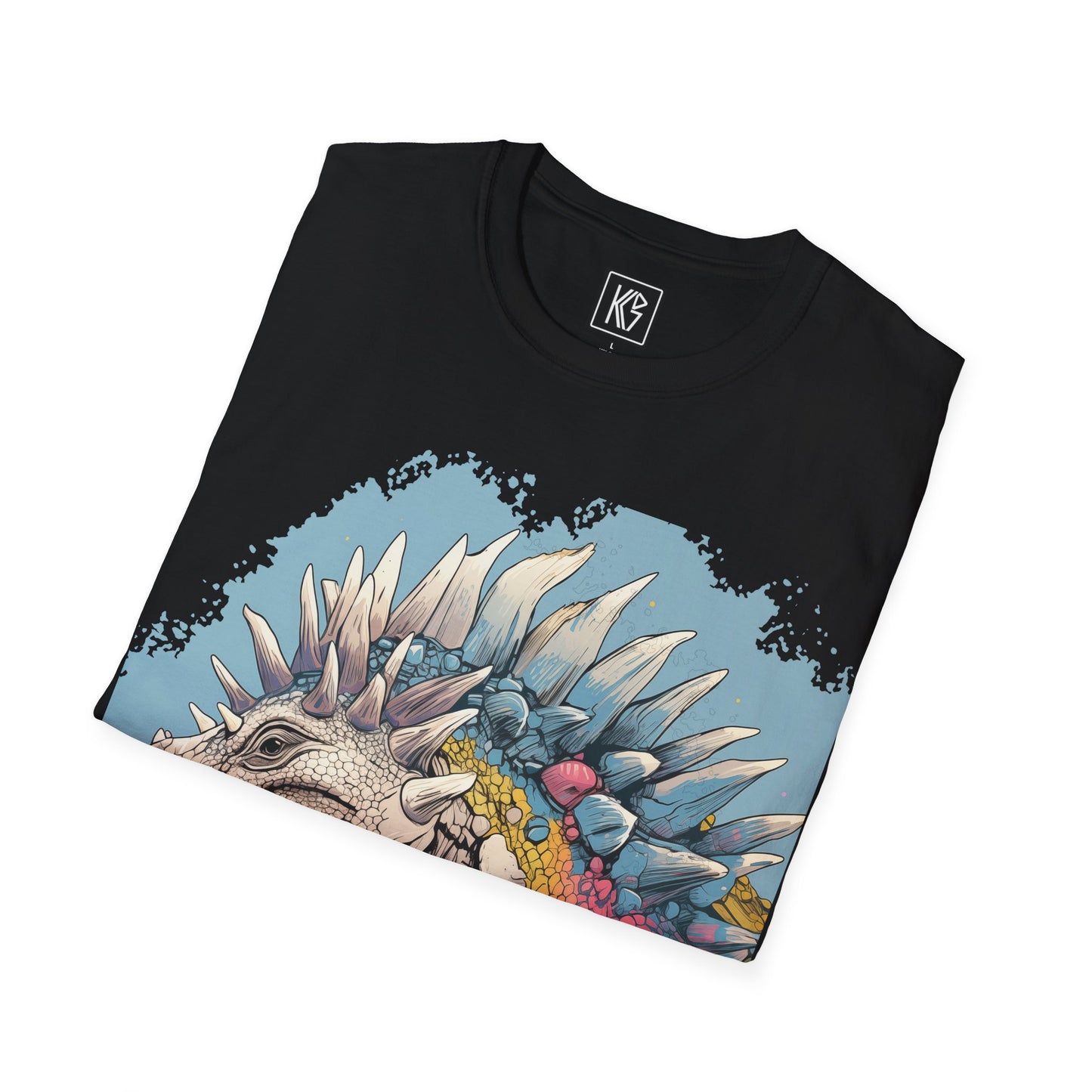 Stegosaurus Graphic Tee Softstyle by KGD Prints