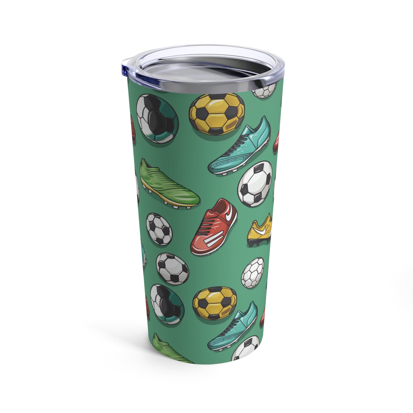 Football pattern Skinny Tumbler 20oz