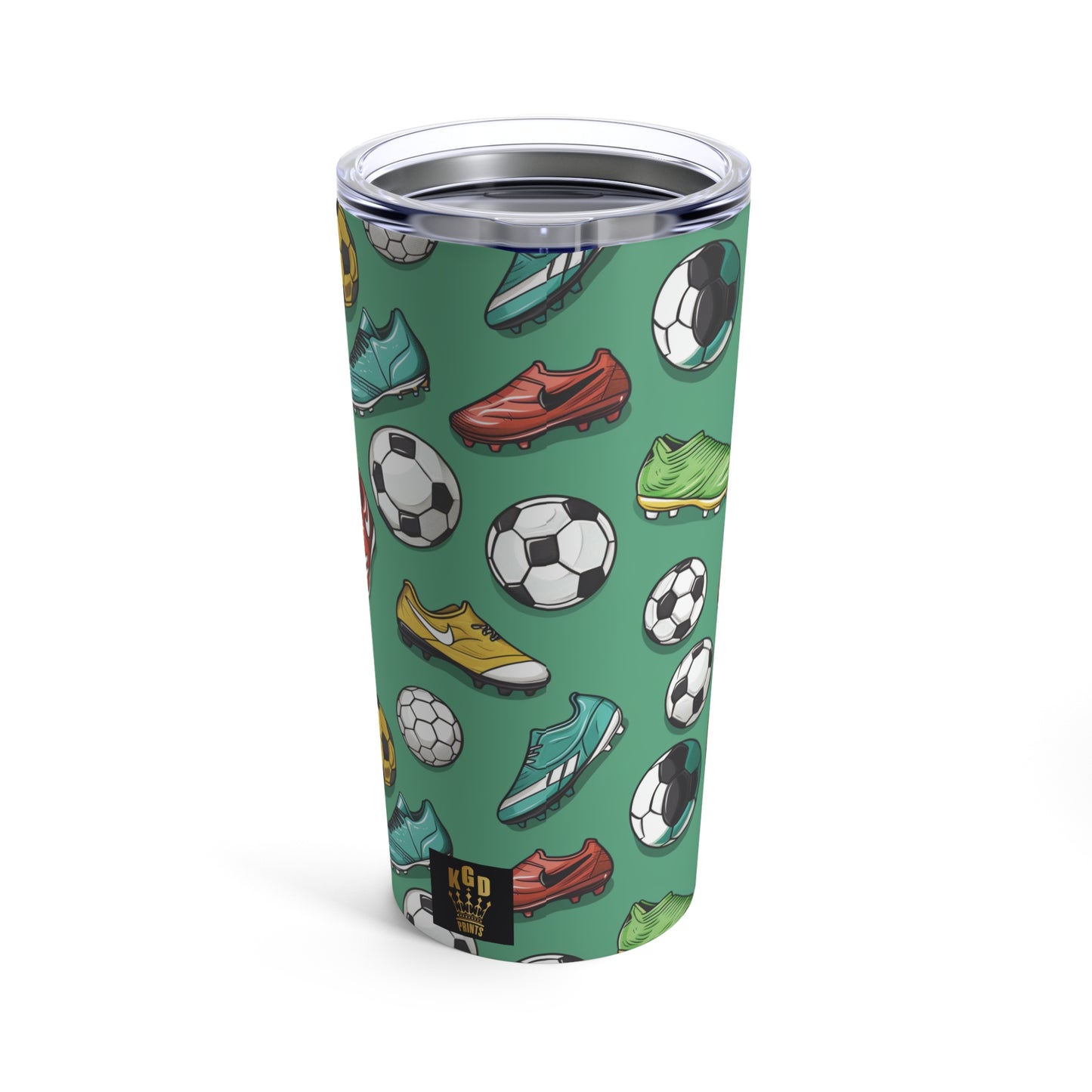 Football pattern Skinny Tumbler 20oz