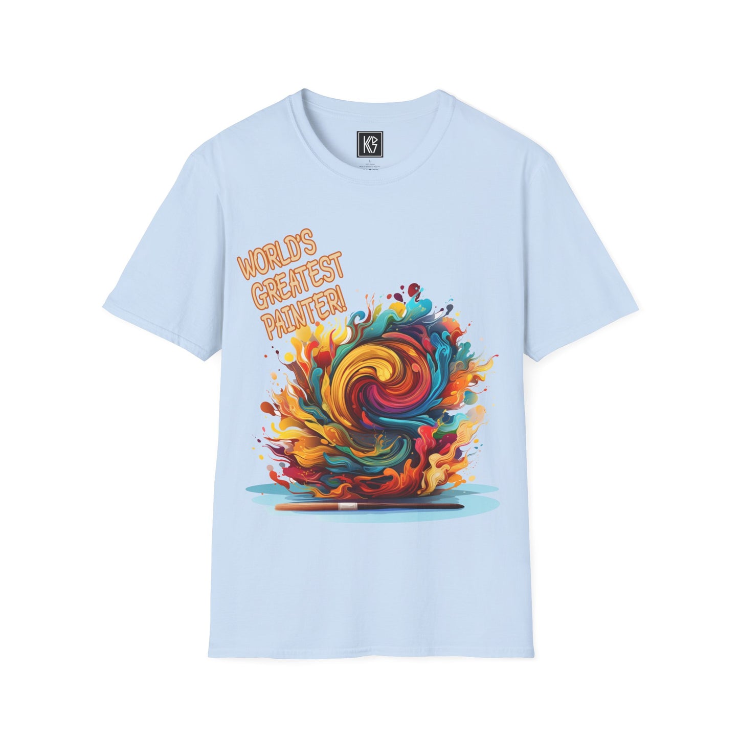 Worlds Greatest Painter Graphic Tee Softstyle by KGD Prints