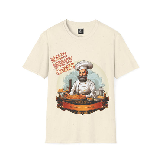 Worlds Greatest Chef Graphic Tee Softstyle by KGD Prints