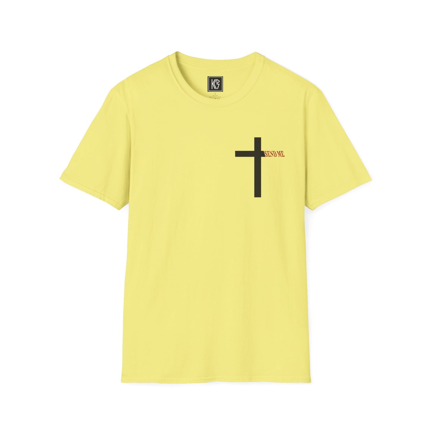 Send Me Christianity Graphic Tee Softstyle by KGD Prints