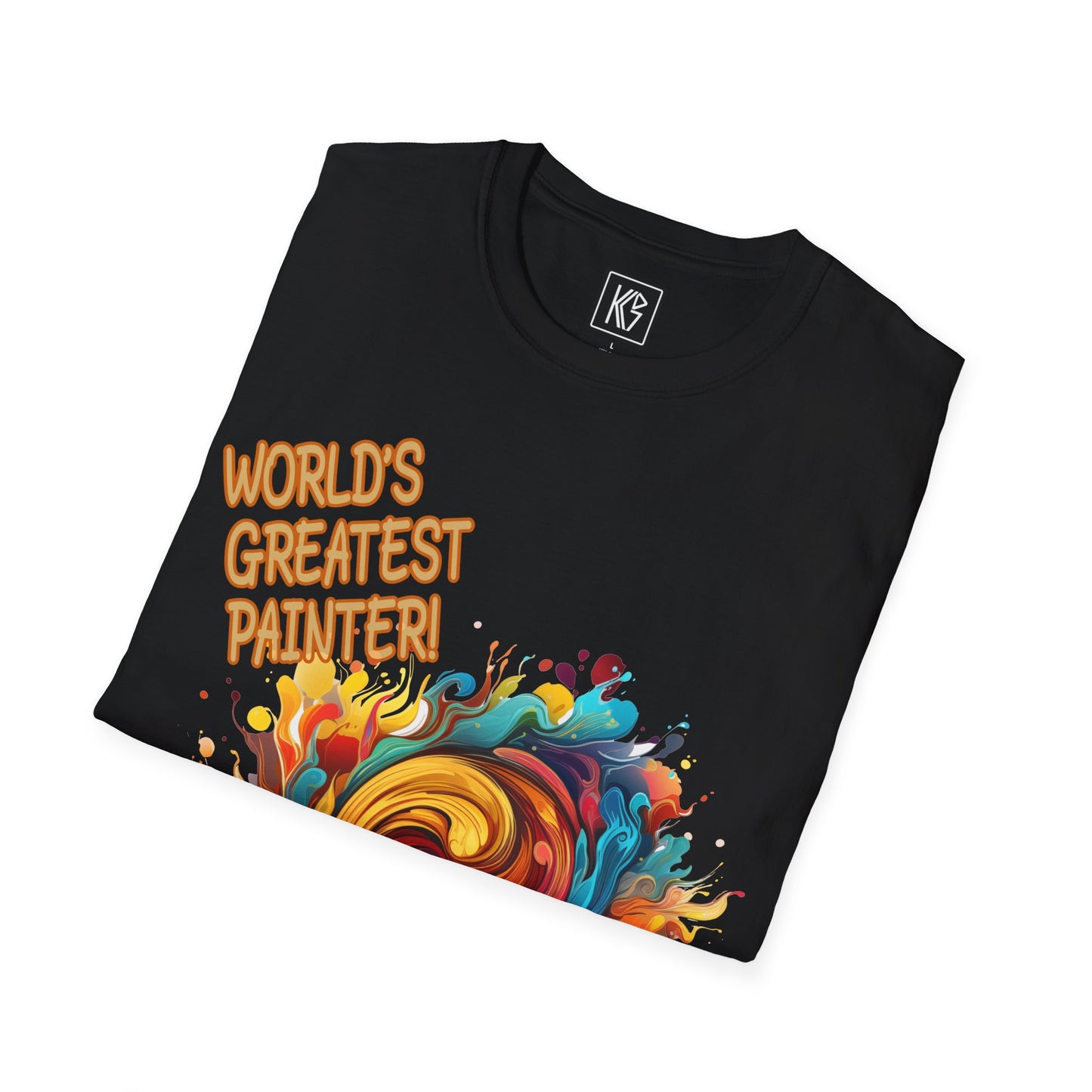 Worlds Greatest Painter Graphic Tee Softstyle by KGD Prints