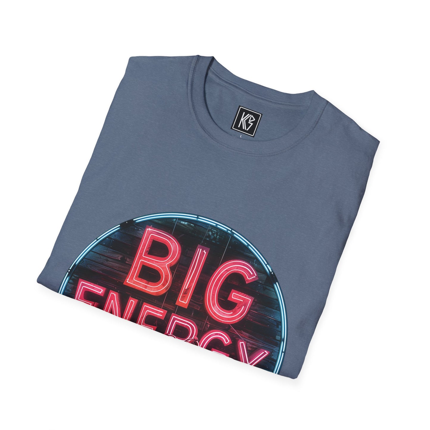 Big Energy Cyclist Graphic Tee Softstyle by KGD Prints