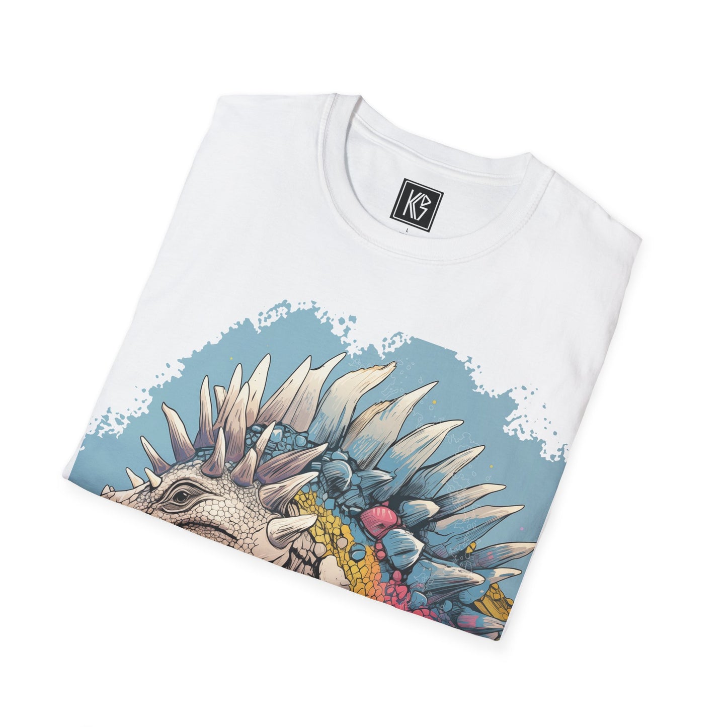 Stegosaurus Graphic Tee Softstyle by KGD Prints