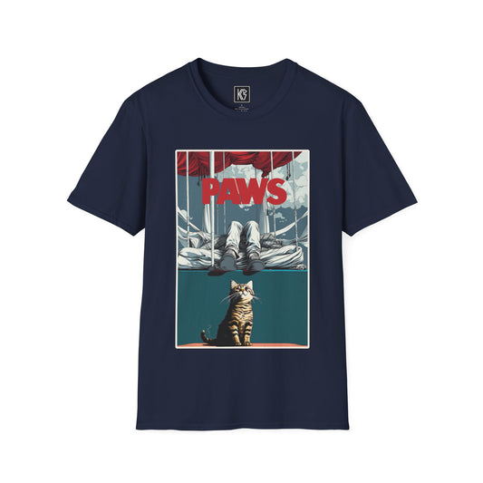 PAWS Graphic Tee Softstyle by KGD Prints